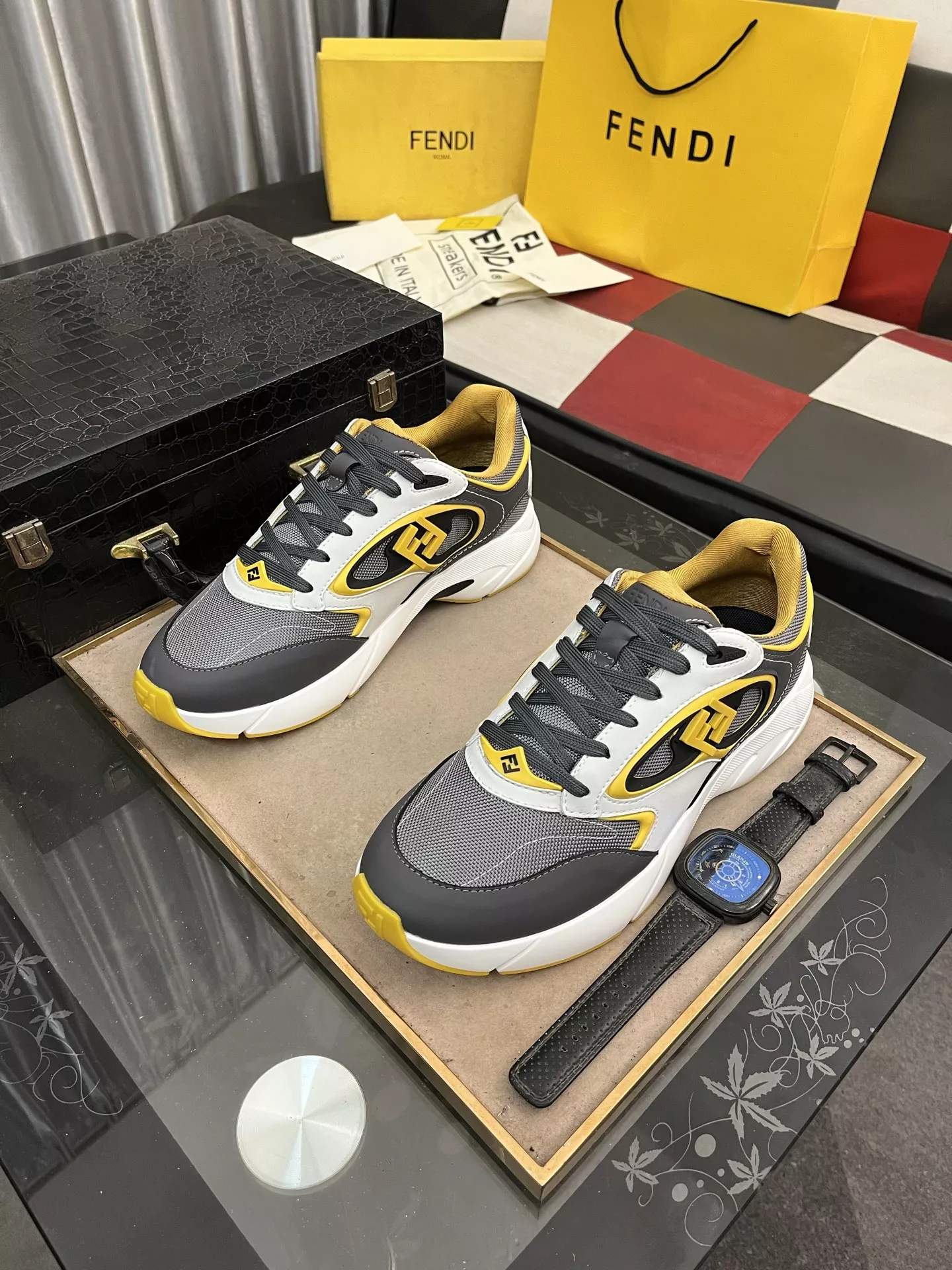 Fendi Casual Shoes For Men Lightweight 2217