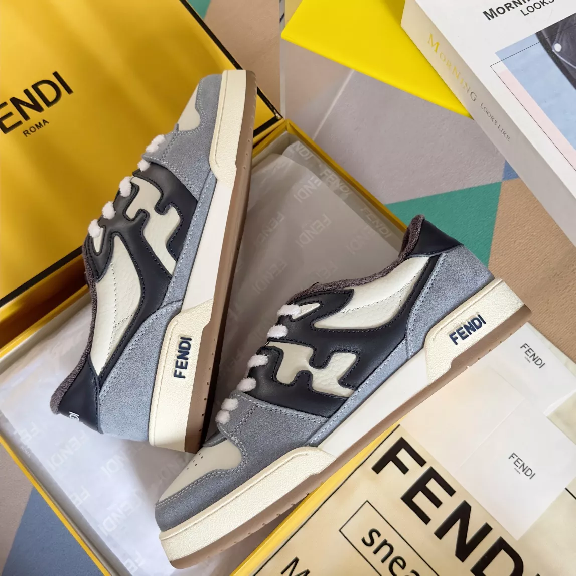Fendi Casual Shoes For Men Practical 9719