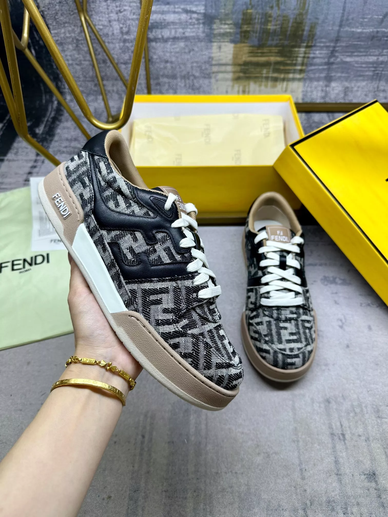 Fendi Casual Shoes For Men SmartChoice 4452