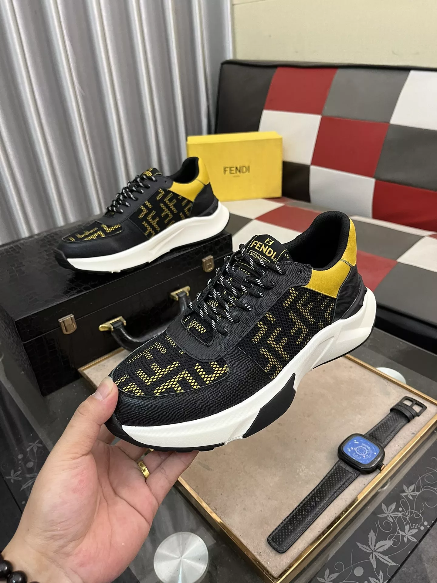 Fendi Casual Shoes For Men Trendsetting 1972