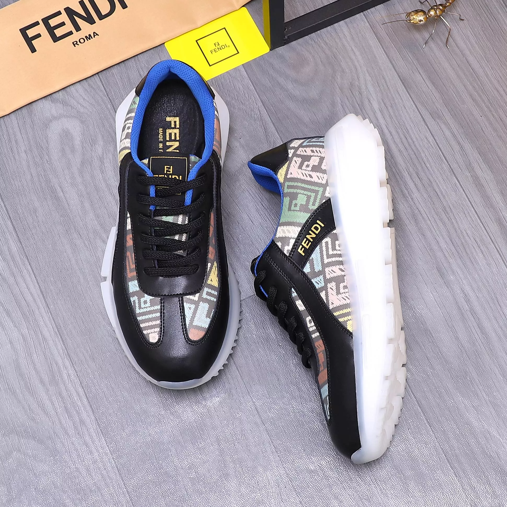 Fendi Casual Shoes For Men Vibrant 3532