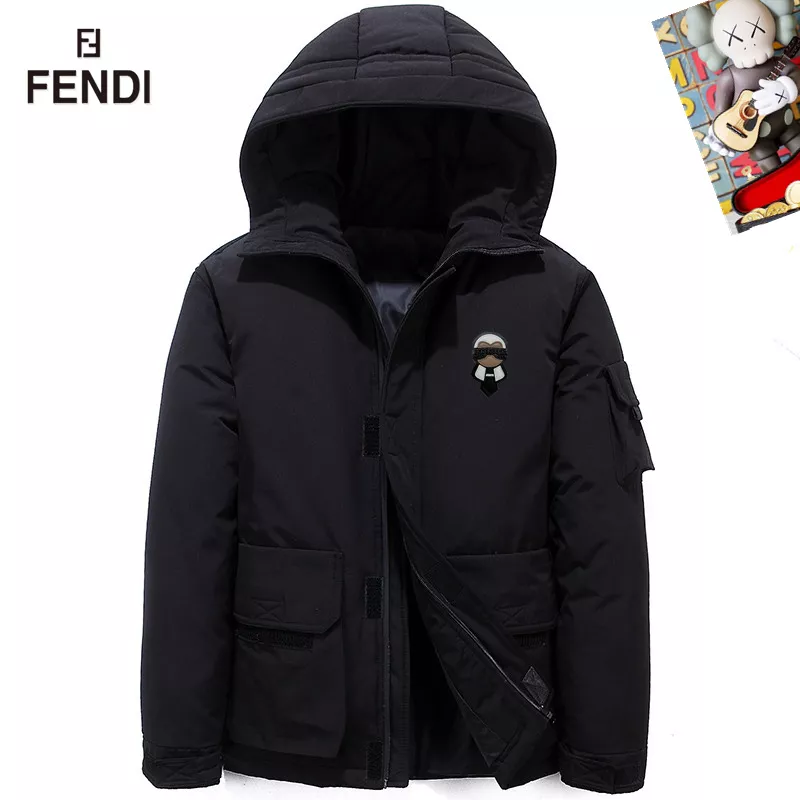 Fendi Down Feather Coat Long Sleeved For Men TopPick 7140