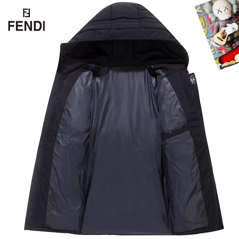 Fendi Down Feather Coat Long Sleeved For Men TopPick 7140