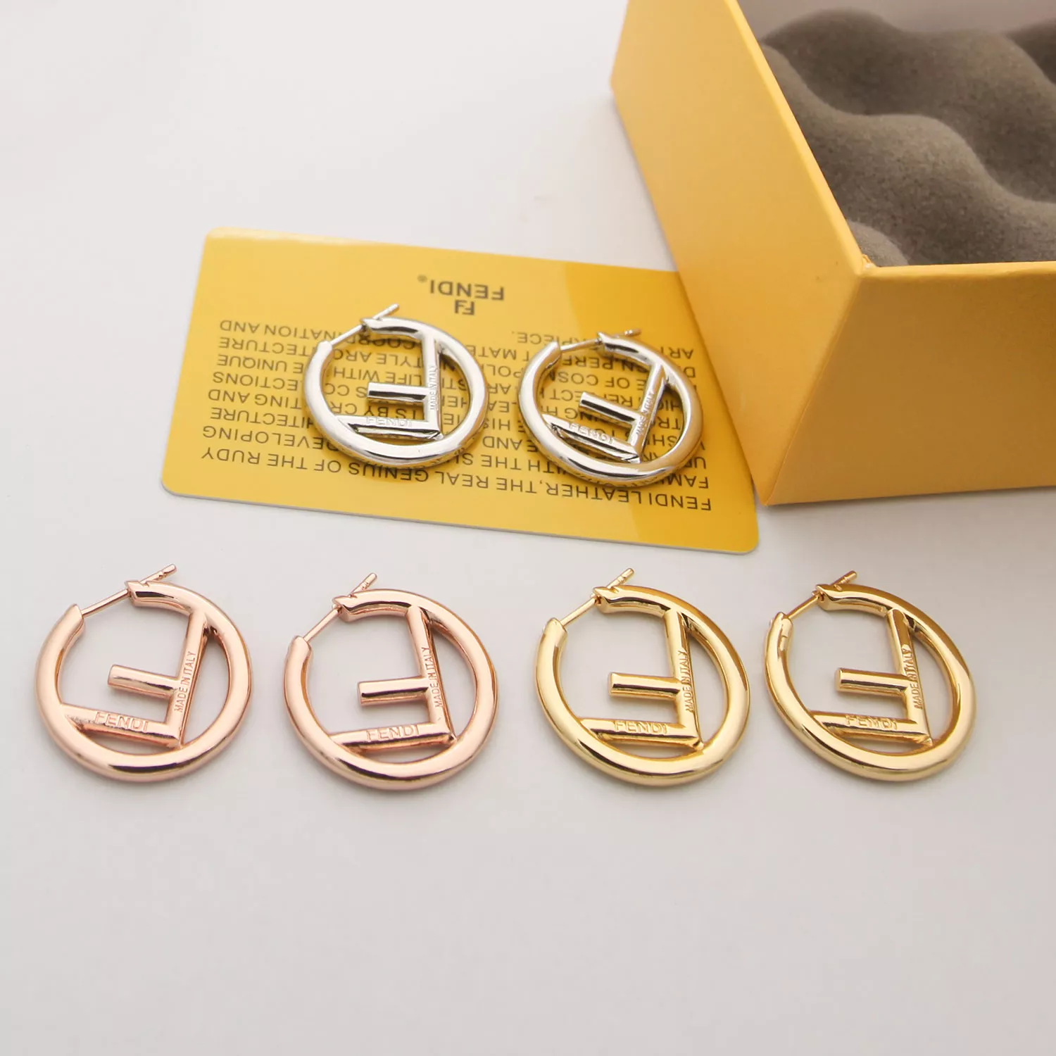 Fendi Earrings For Women Classic 5012