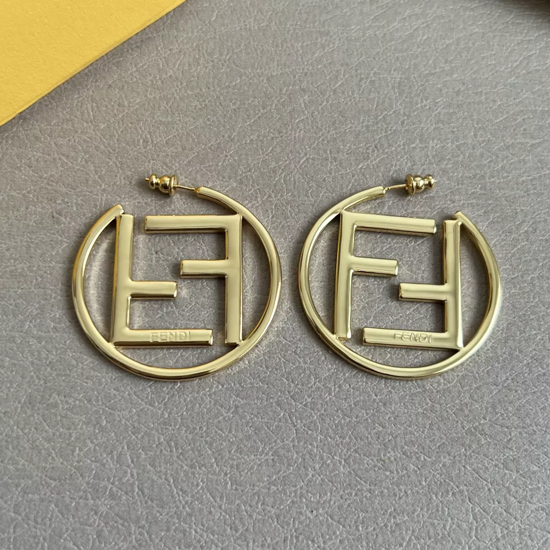 Fendi Earrings For Women Practical 5376