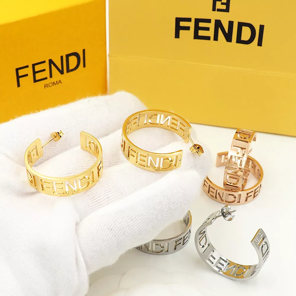 Fendi Earrings For Women Unique 2600