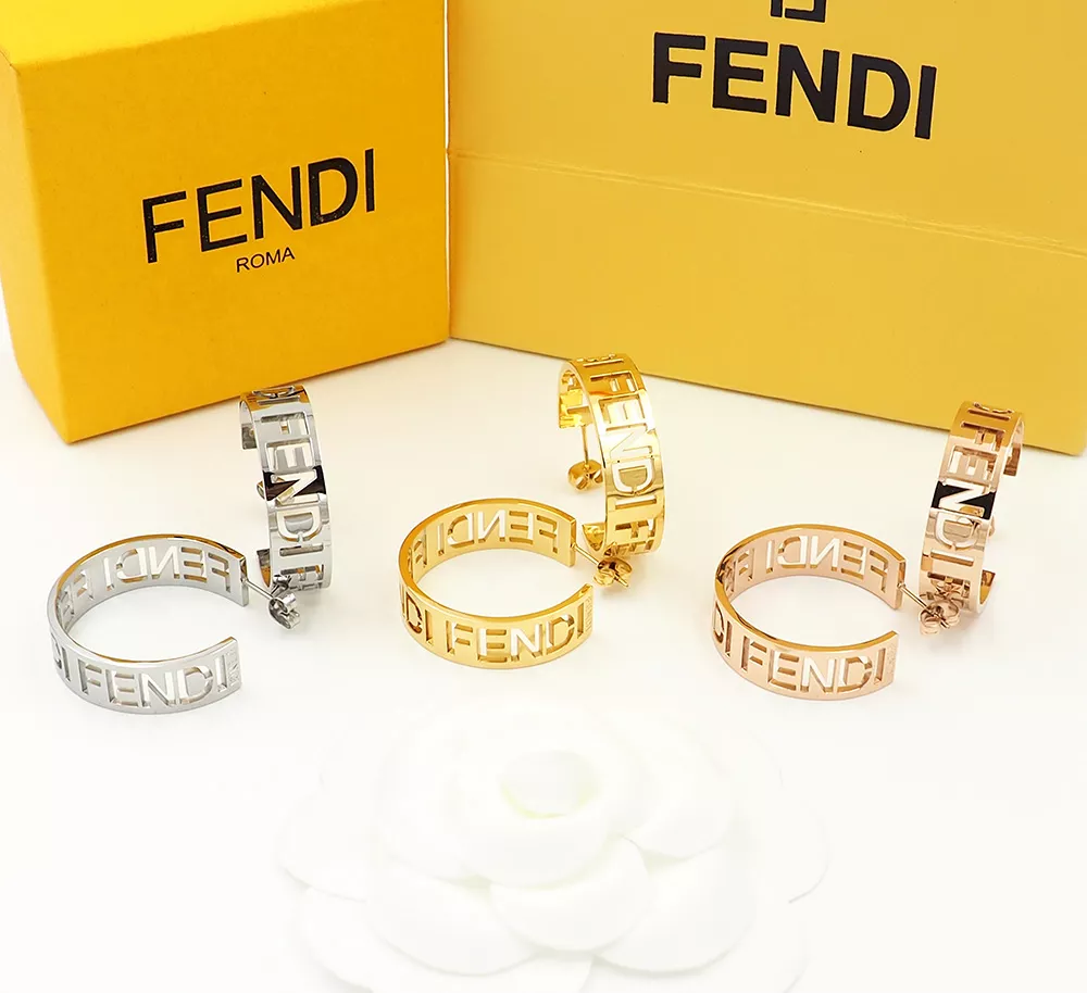 Fendi Earrings For Women Unique 2600