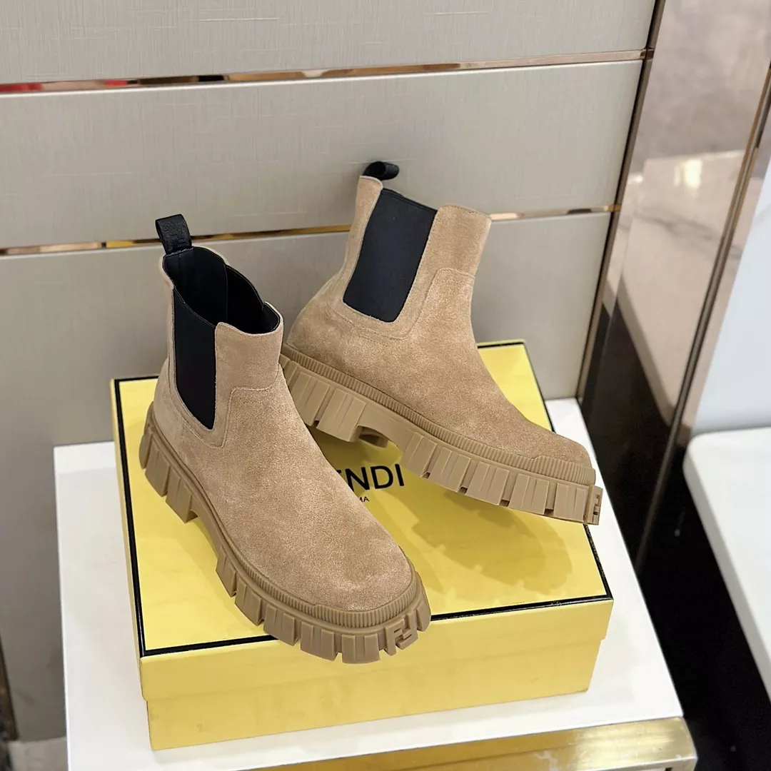 Fendi Fashion Boots For Men Bright 2239