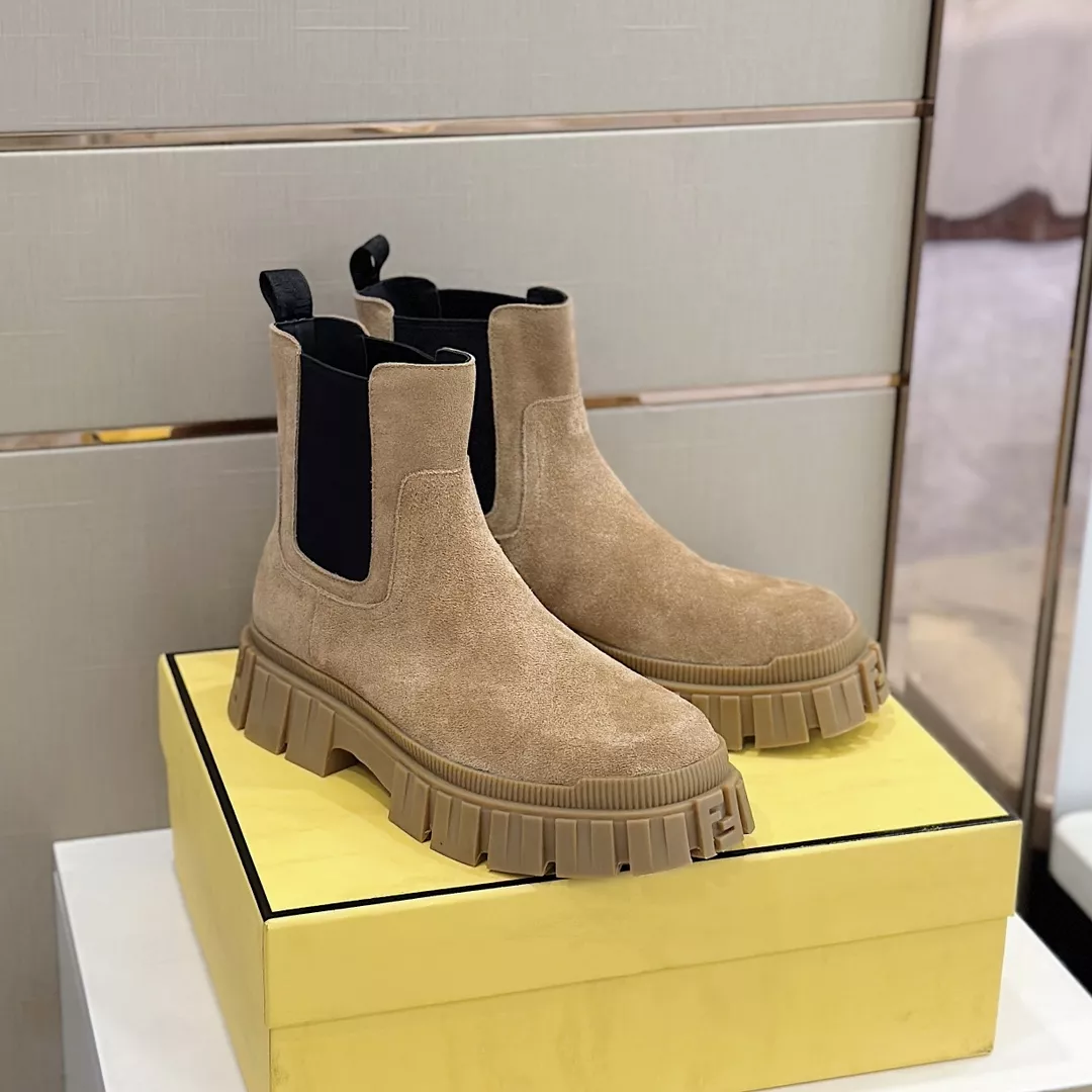 Fendi Fashion Boots For Men Bright 2239
