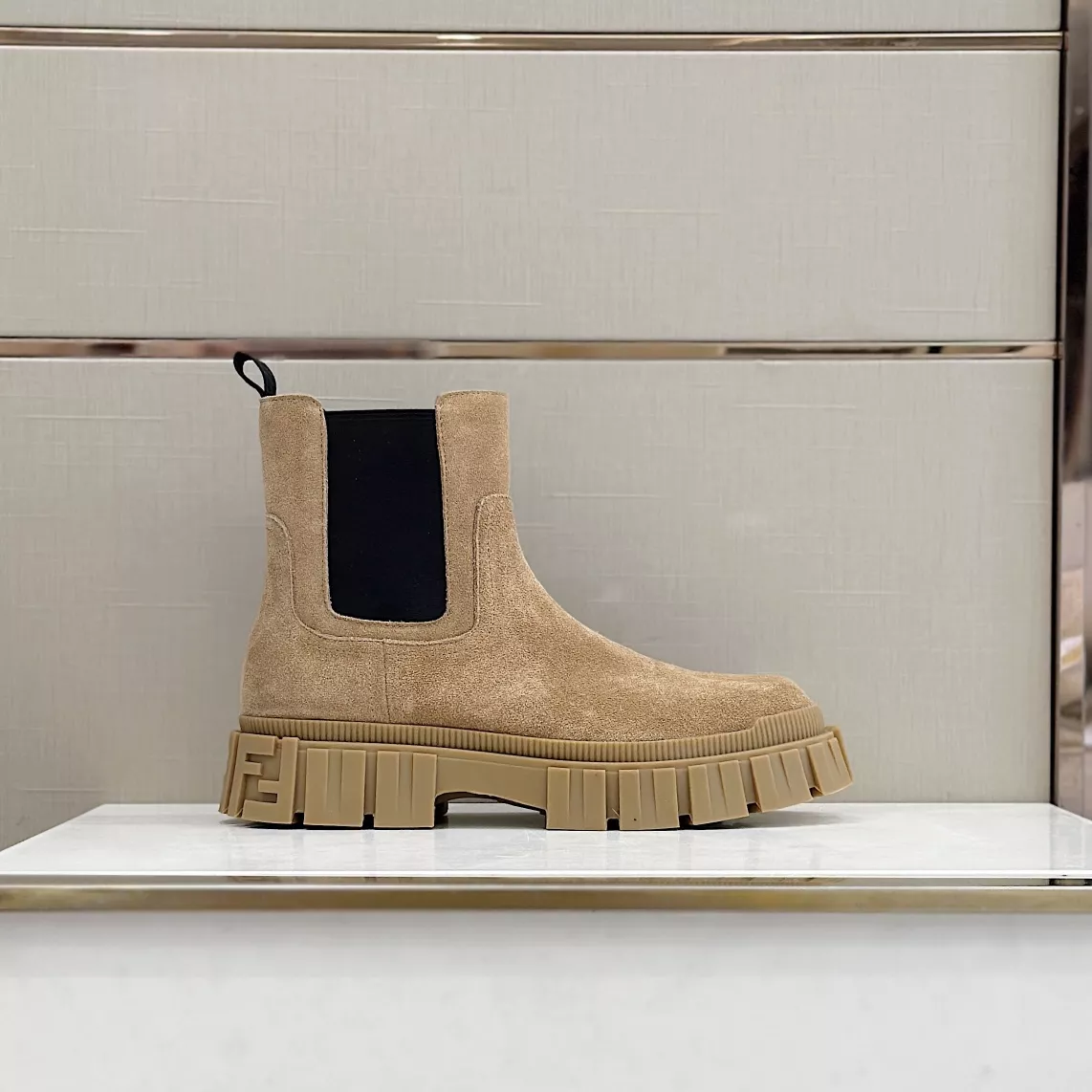 Fendi Fashion Boots For Men Bright 2239