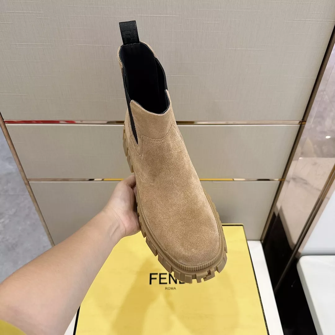 Fendi Fashion Boots For Men Bright 2239
