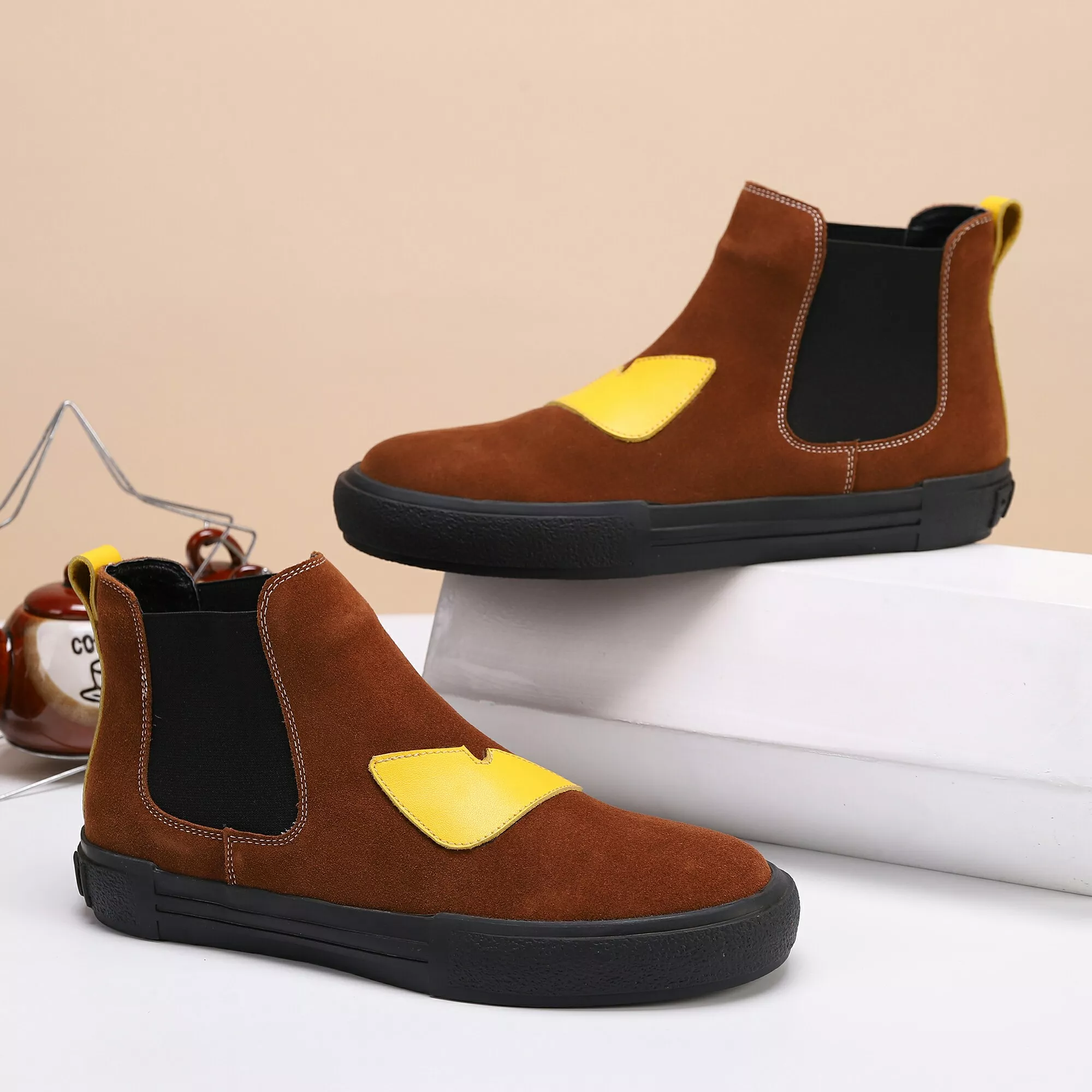 Fendi Fashion Boots For Men Lightweight 6573