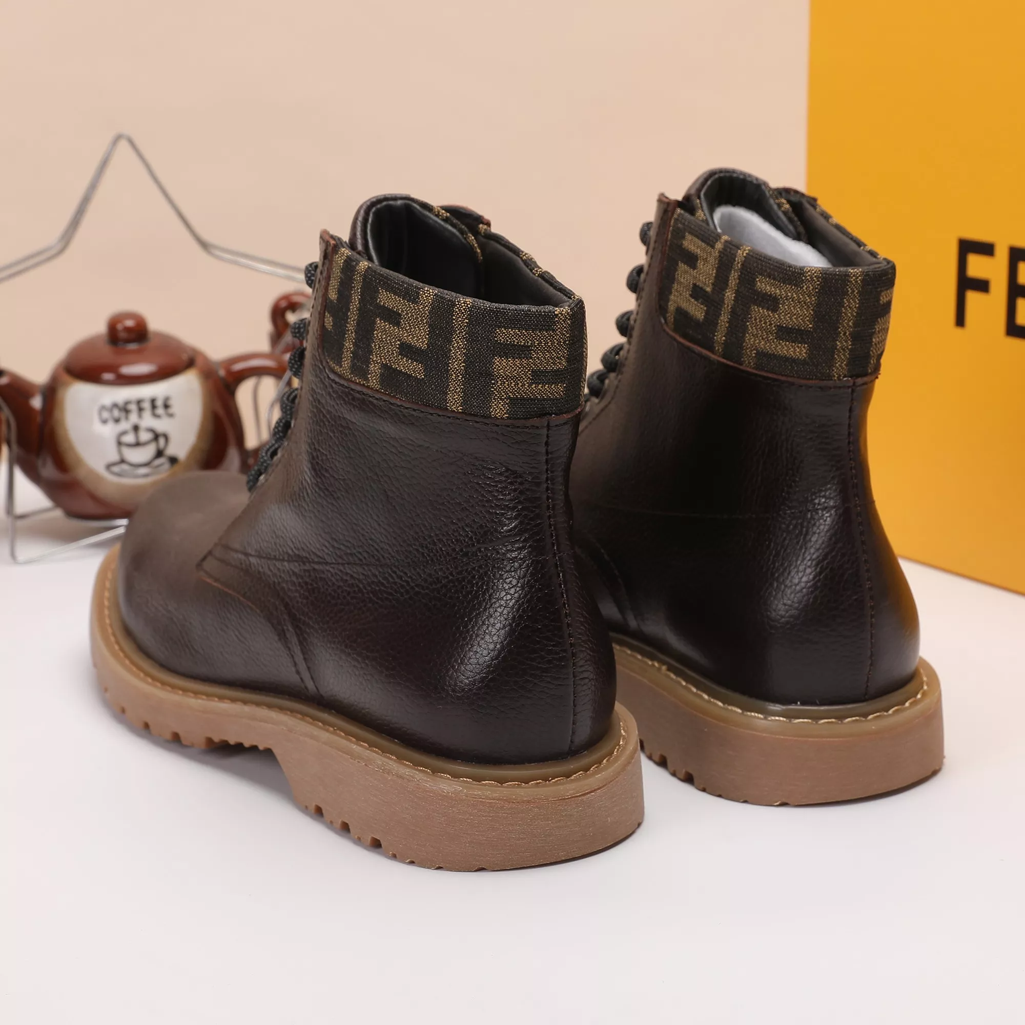 Fendi Fashion Boots For Men Popular 8423