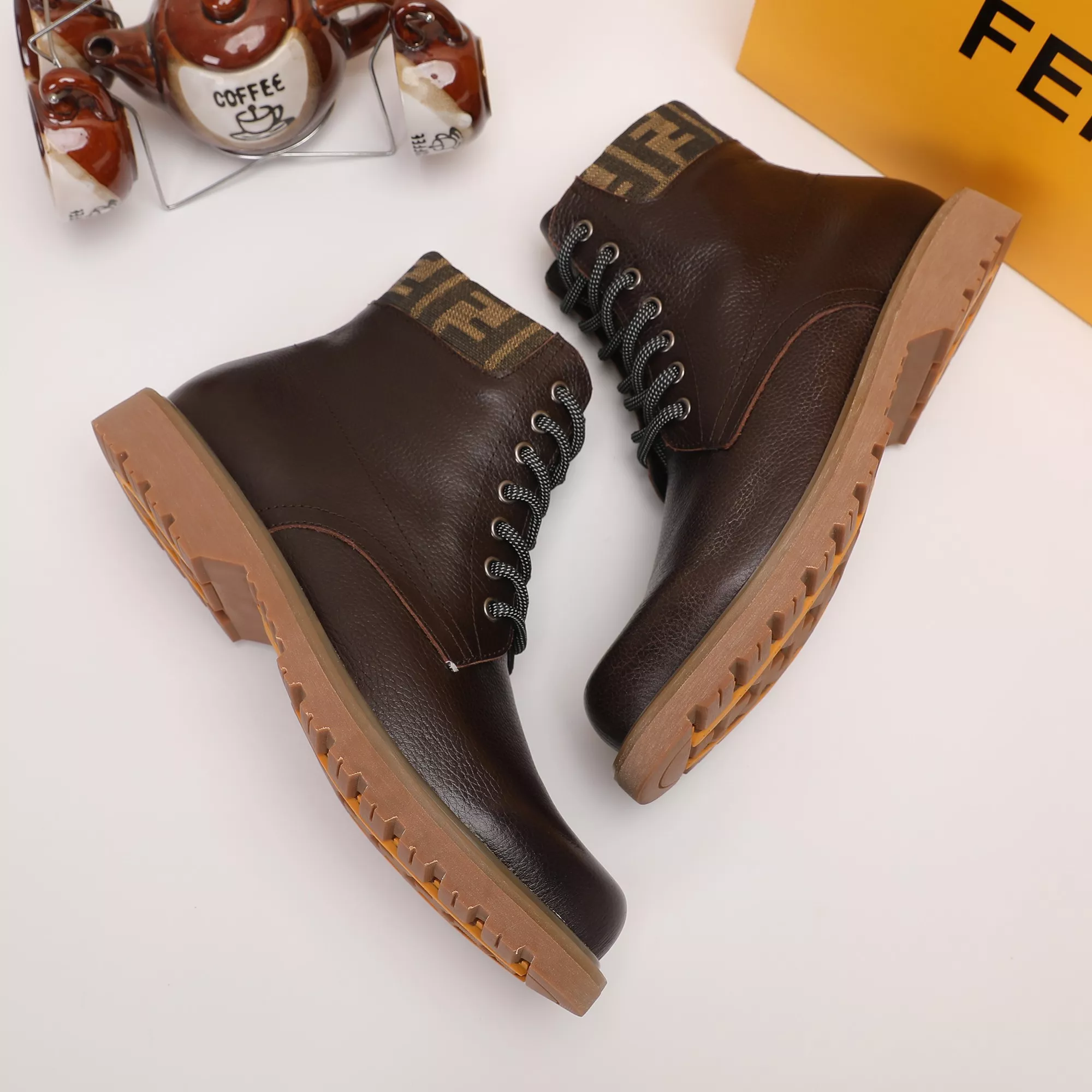 Fendi Fashion Boots For Men Popular 8423
