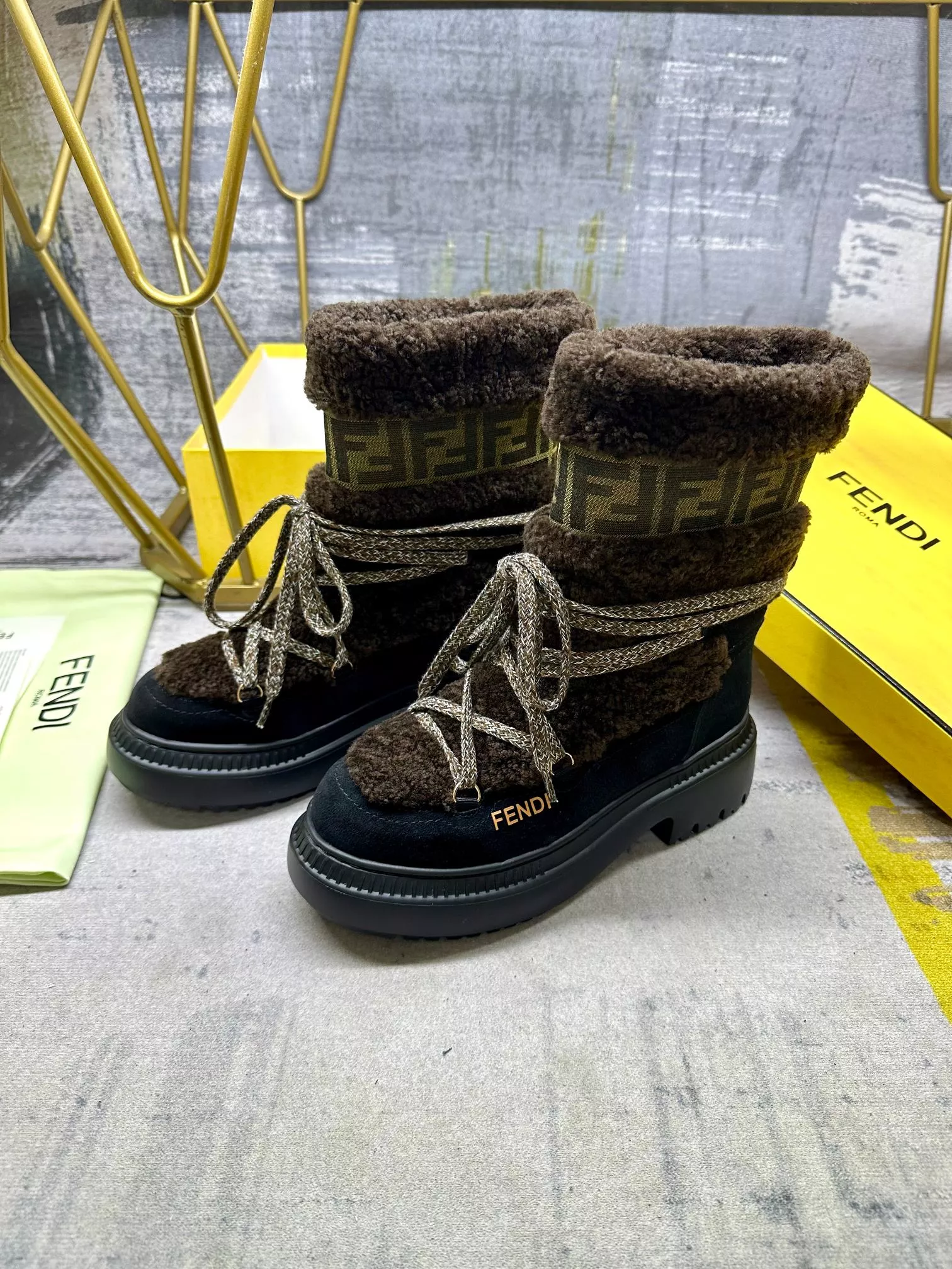 Fendi Fashion Boots For Women Affordable 207