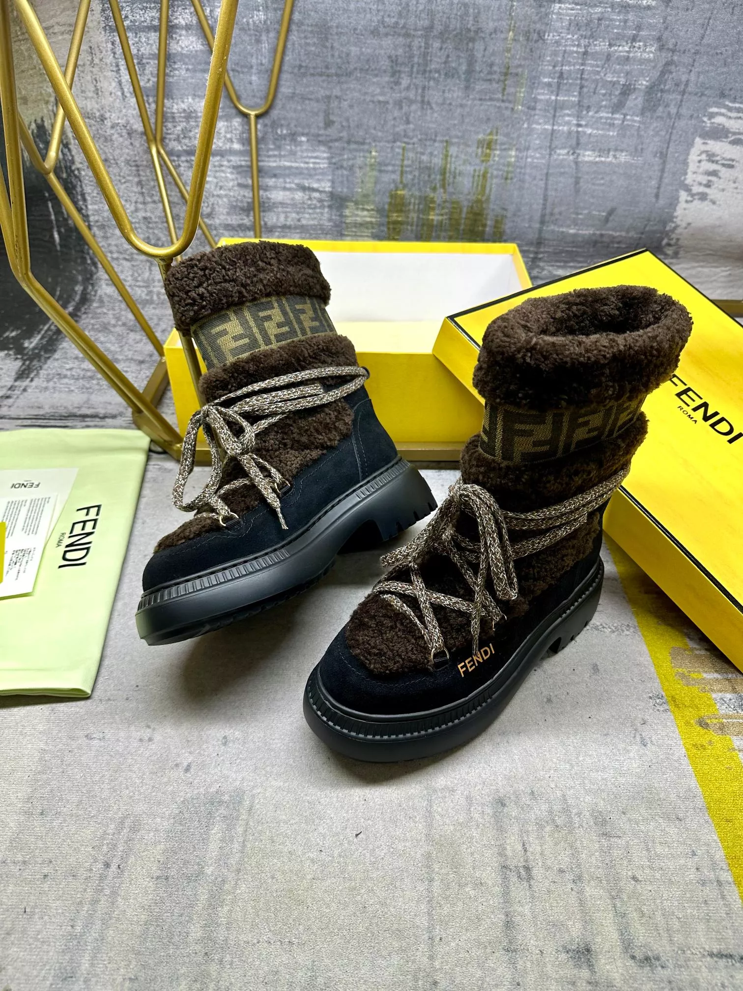 Fendi Fashion Boots For Women Affordable 207