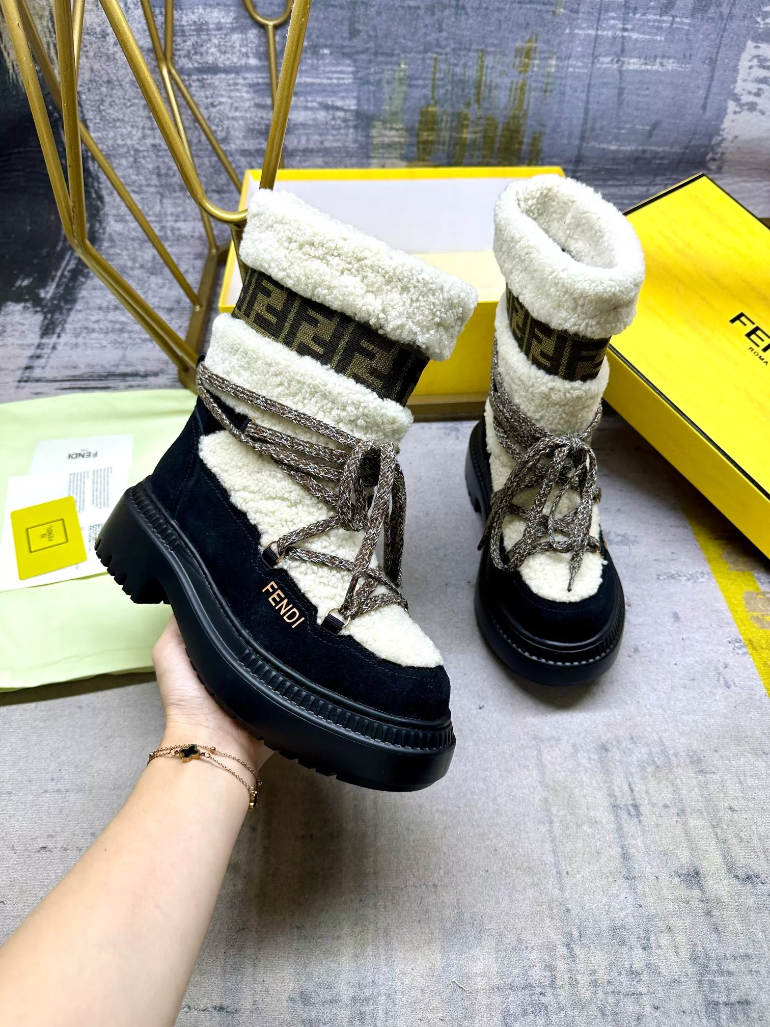 Fendi Fashion Boots For Women Modern 2650