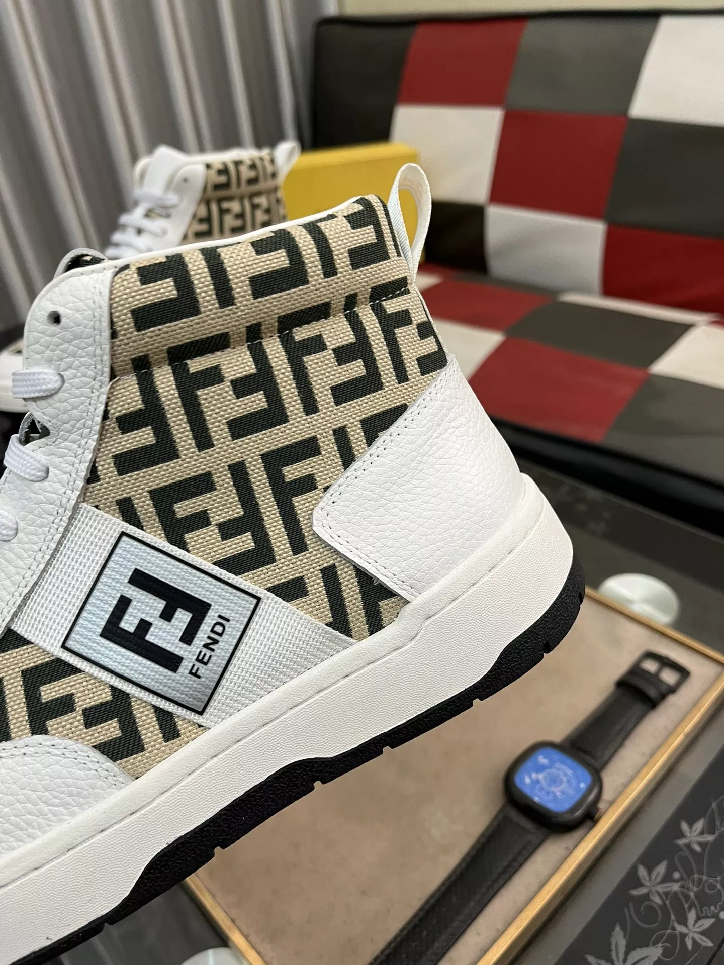 Fendi High Tops Casual Shoes For Men Classic 407