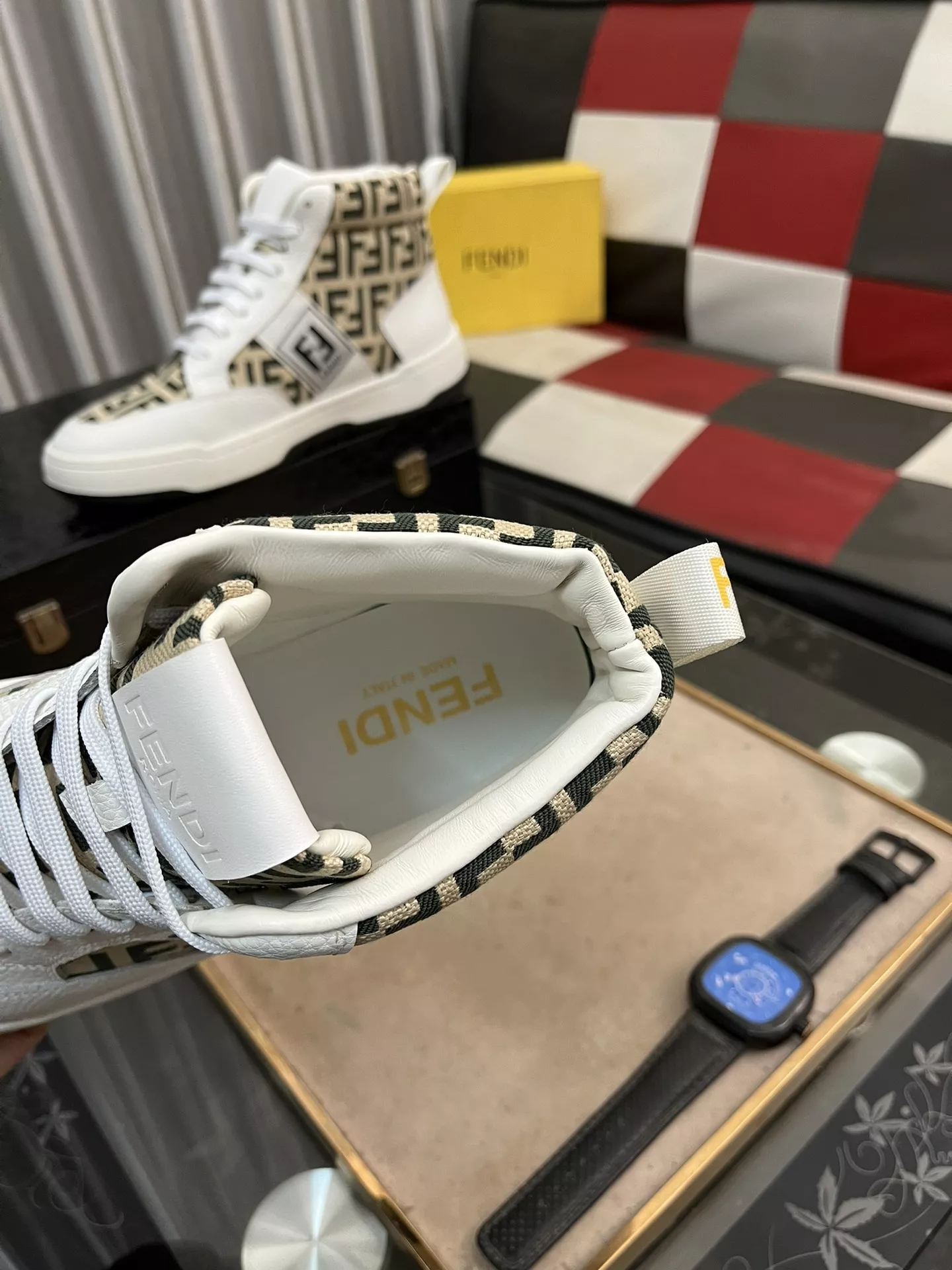 Fendi High Tops Casual Shoes For Men Classic 407