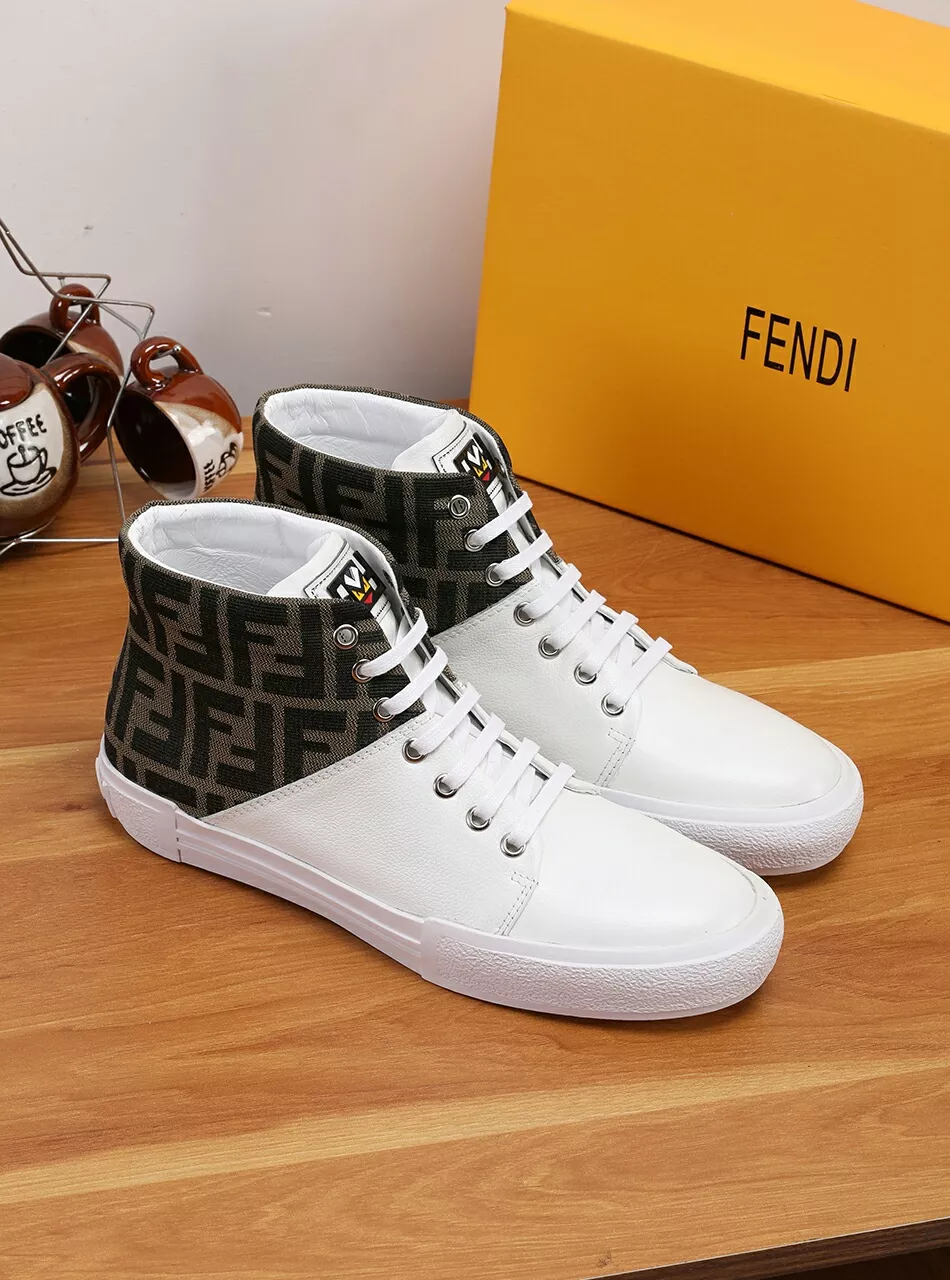 Fendi High Tops Casual Shoes For Men Comfortable 4510