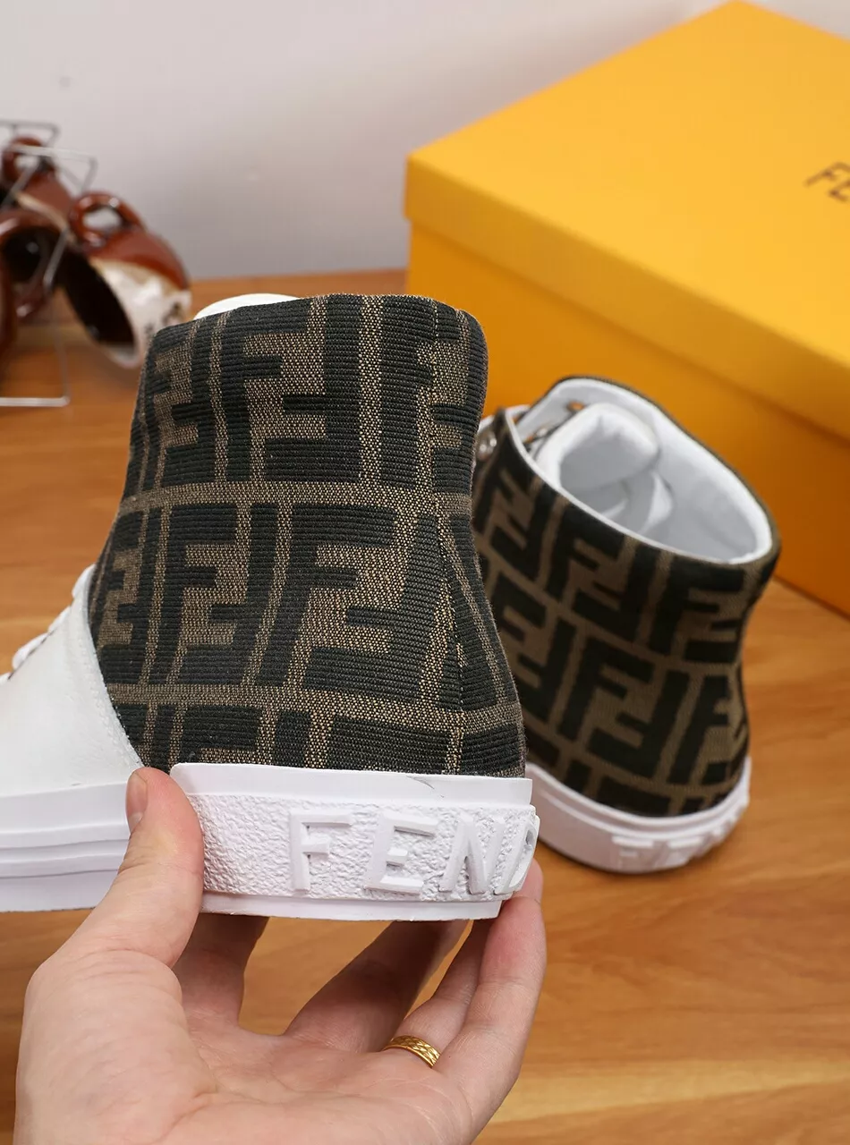 Fendi High Tops Casual Shoes For Men Comfortable 4510