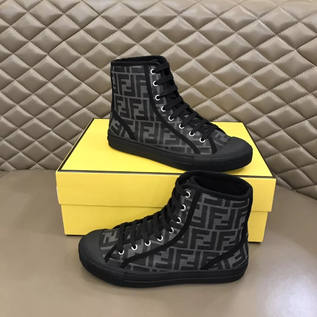 Fendi High Tops Casual Shoes For Men Compact 4927