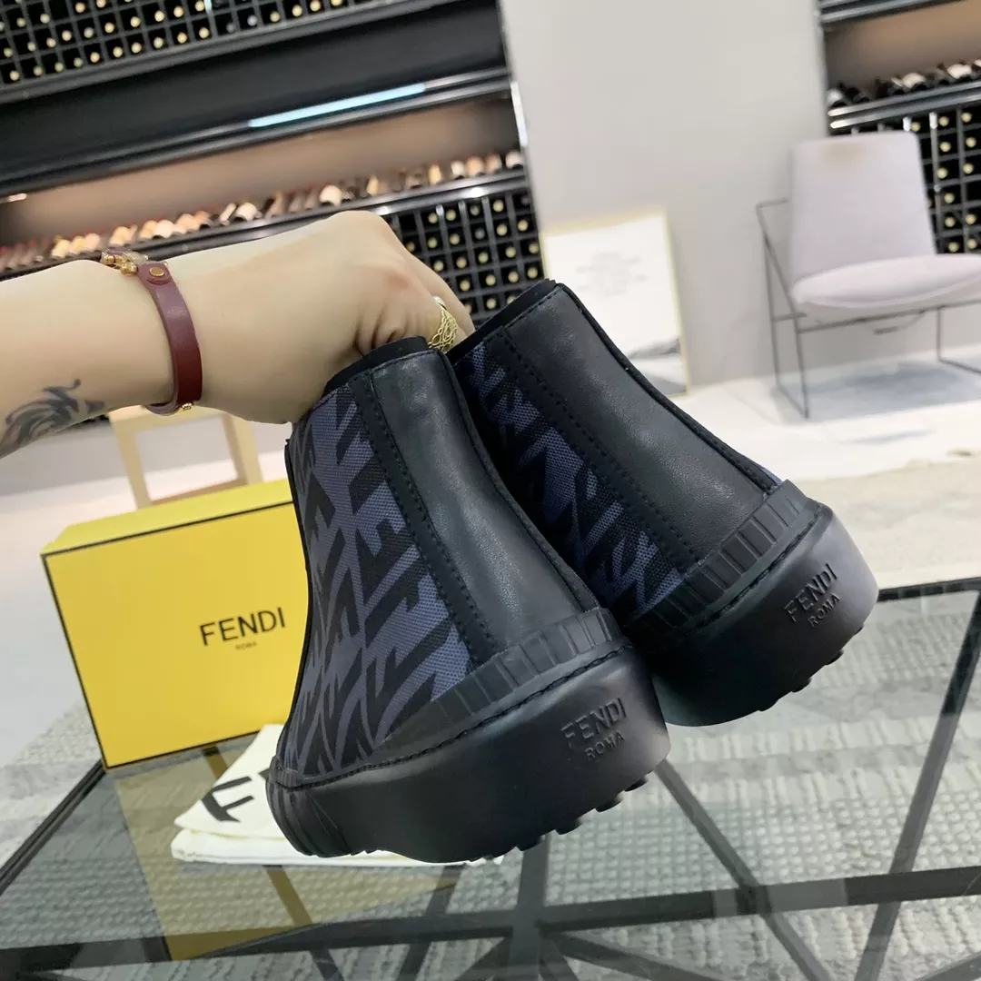 Fendi High Tops Casual Shoes For Men Minimalist 821