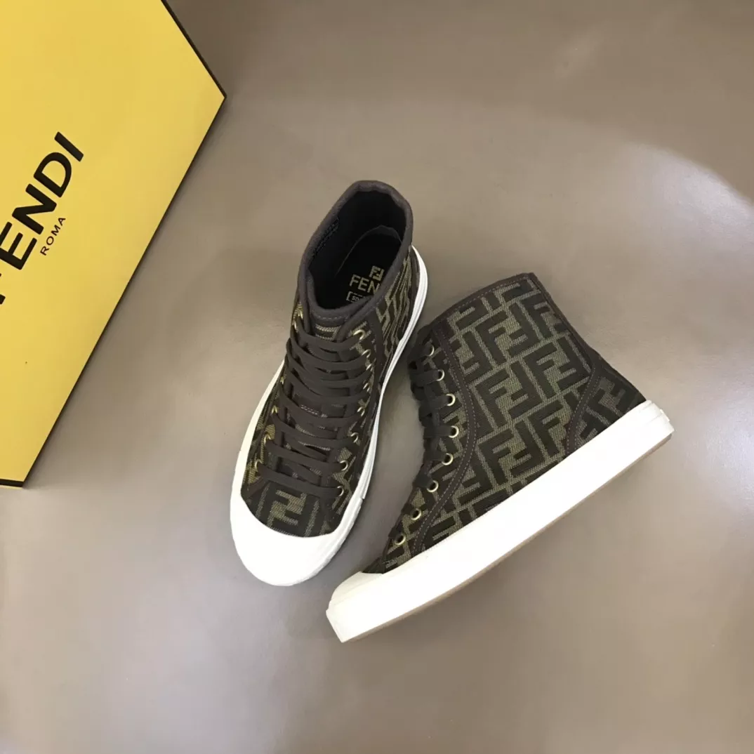 Fendi High Tops Casual Shoes For Men NewStyle 6074