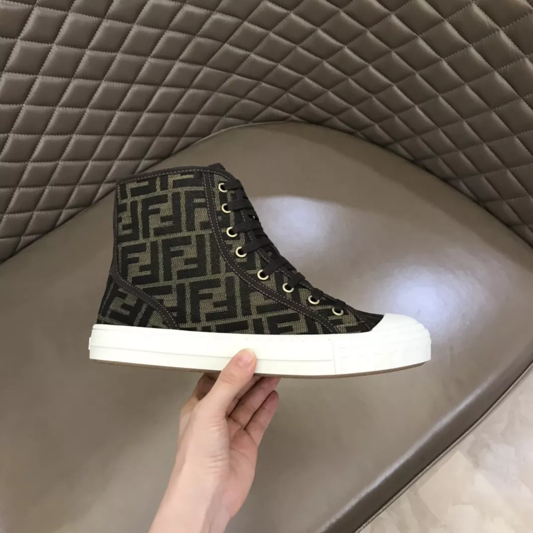Fendi High Tops Casual Shoes For Men NewStyle 6074
