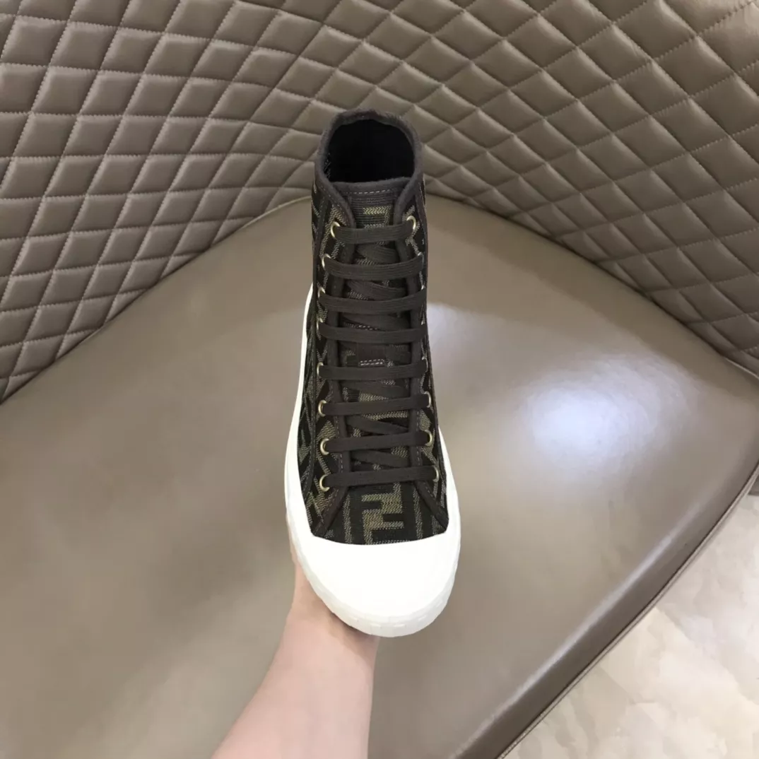 Fendi High Tops Casual Shoes For Men NewStyle 6074