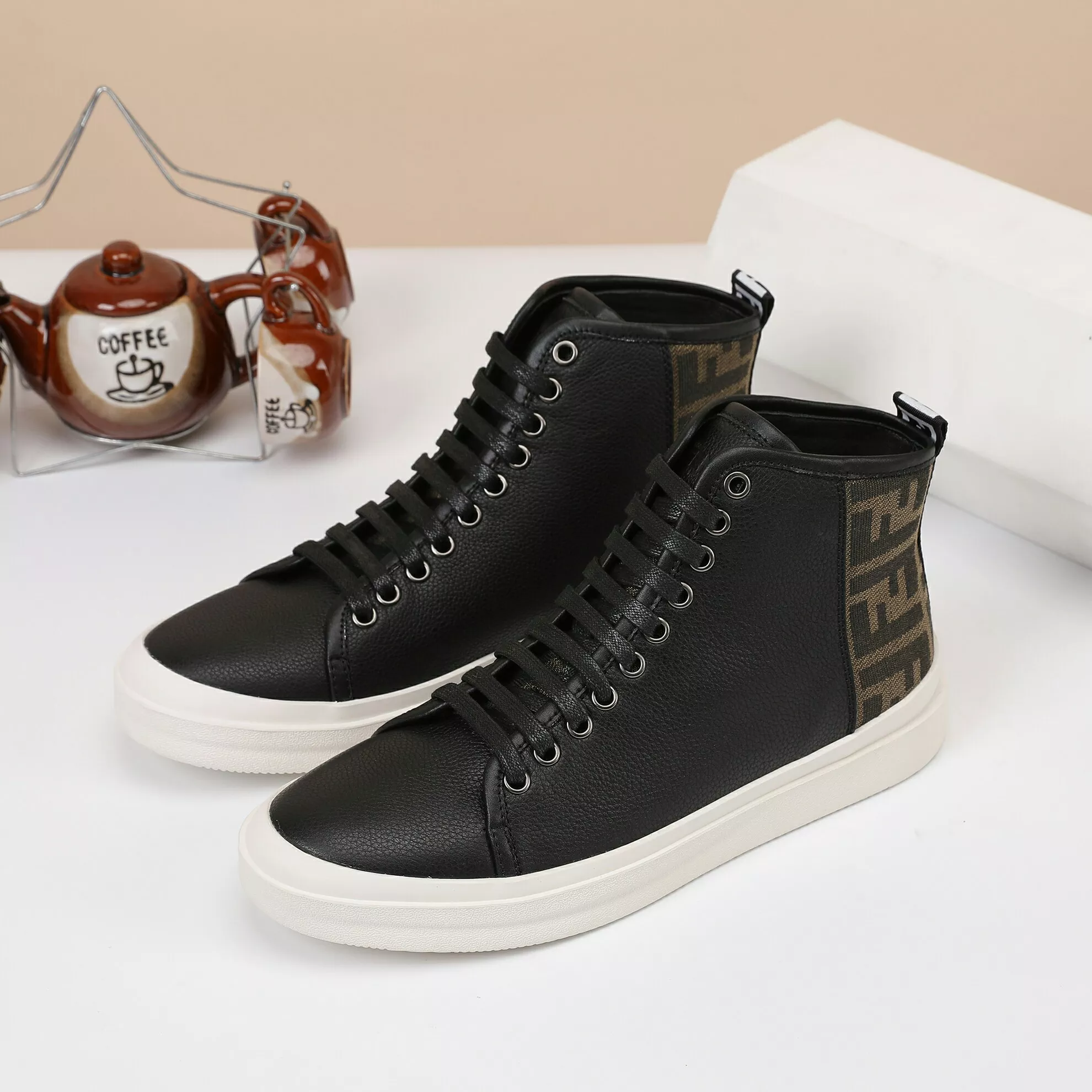Fendi High Tops Casual Shoes For Men SportInspired 1236
