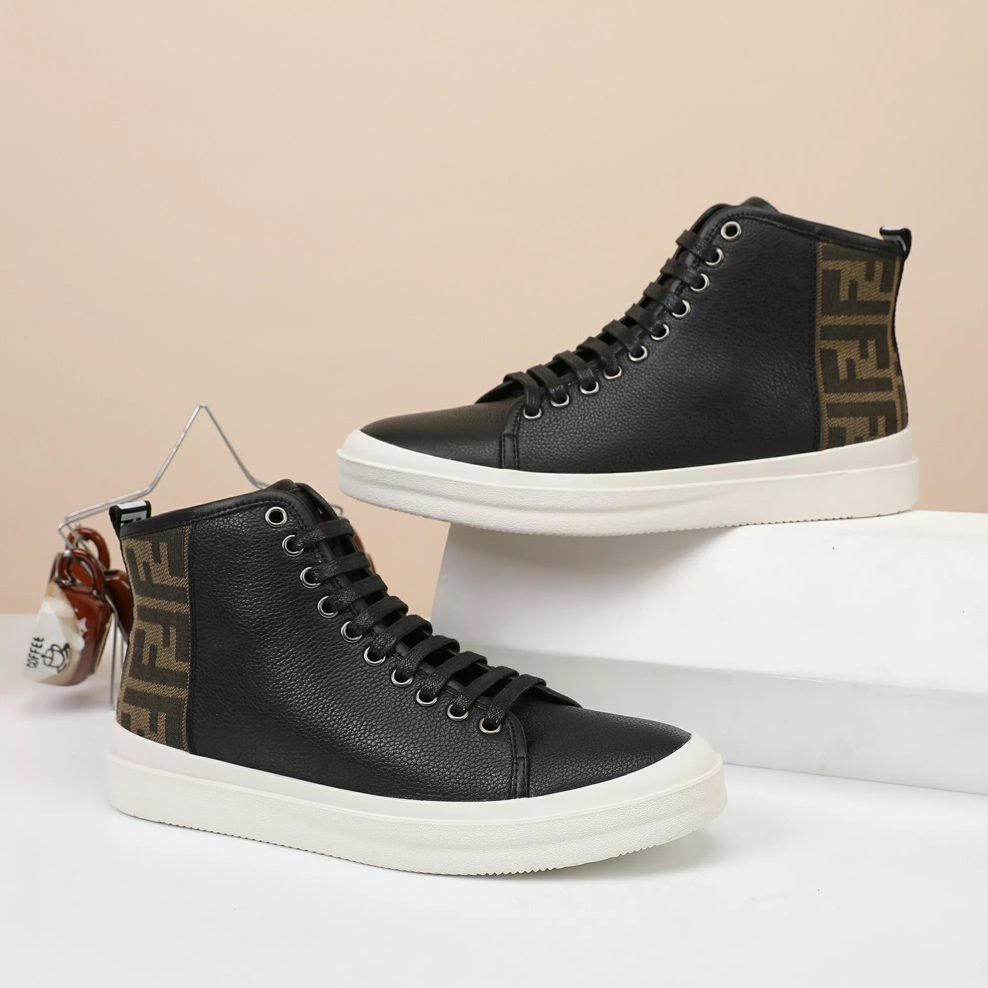 Fendi High Tops Casual Shoes For Men SportInspired 1236