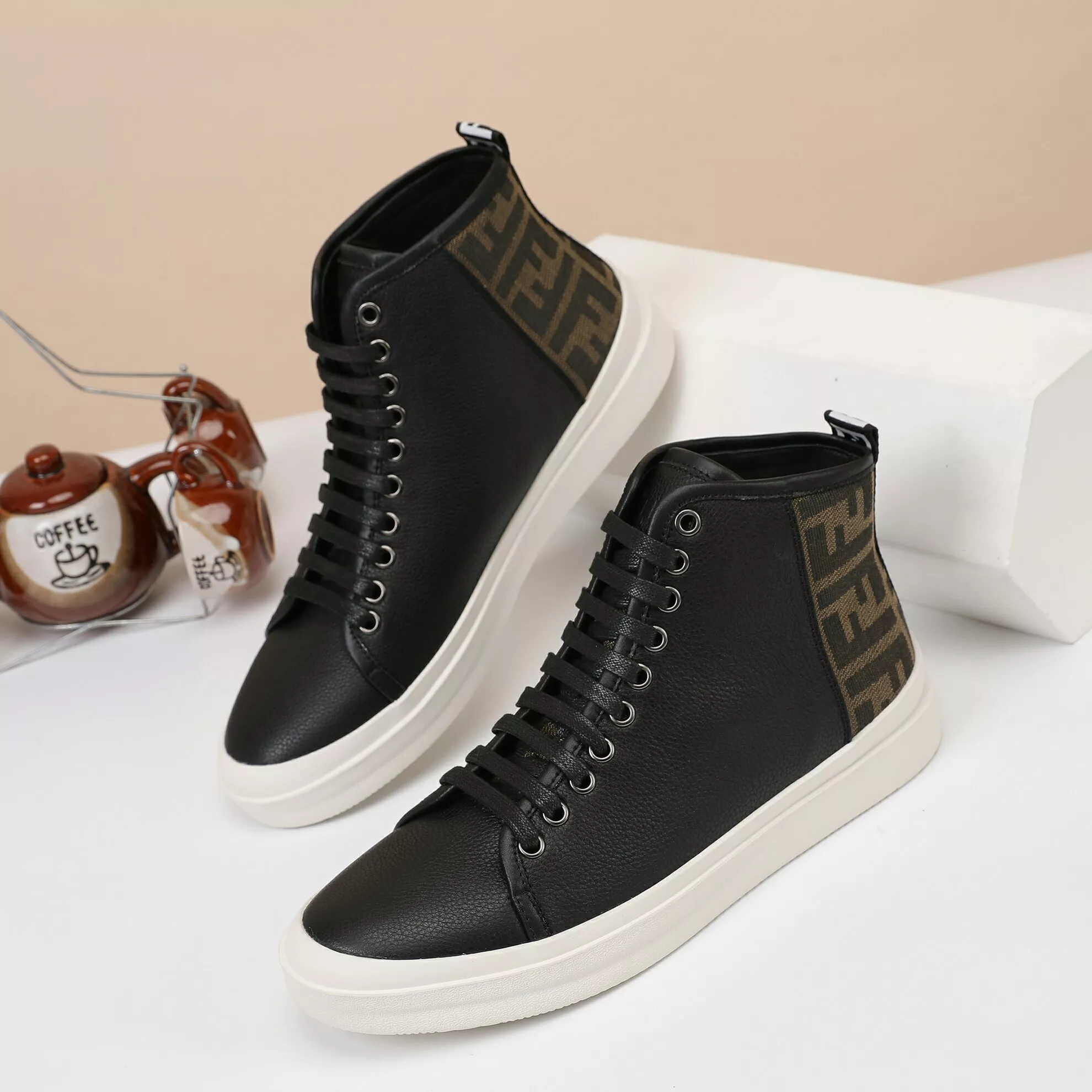 Fendi High Tops Casual Shoes For Men SportInspired 1236