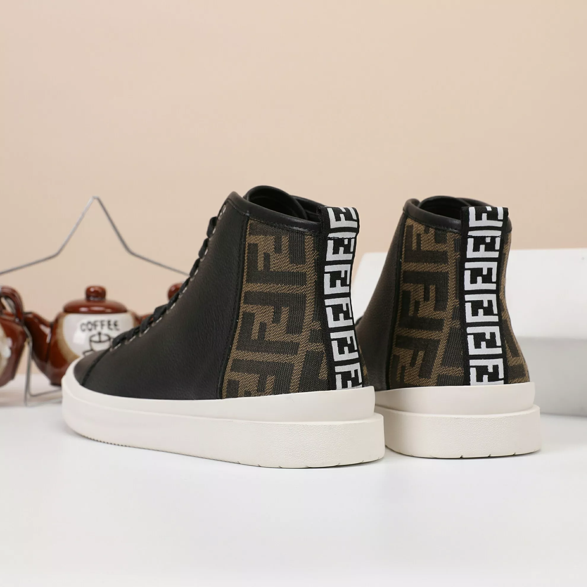 Fendi High Tops Casual Shoes For Men SportInspired 1236