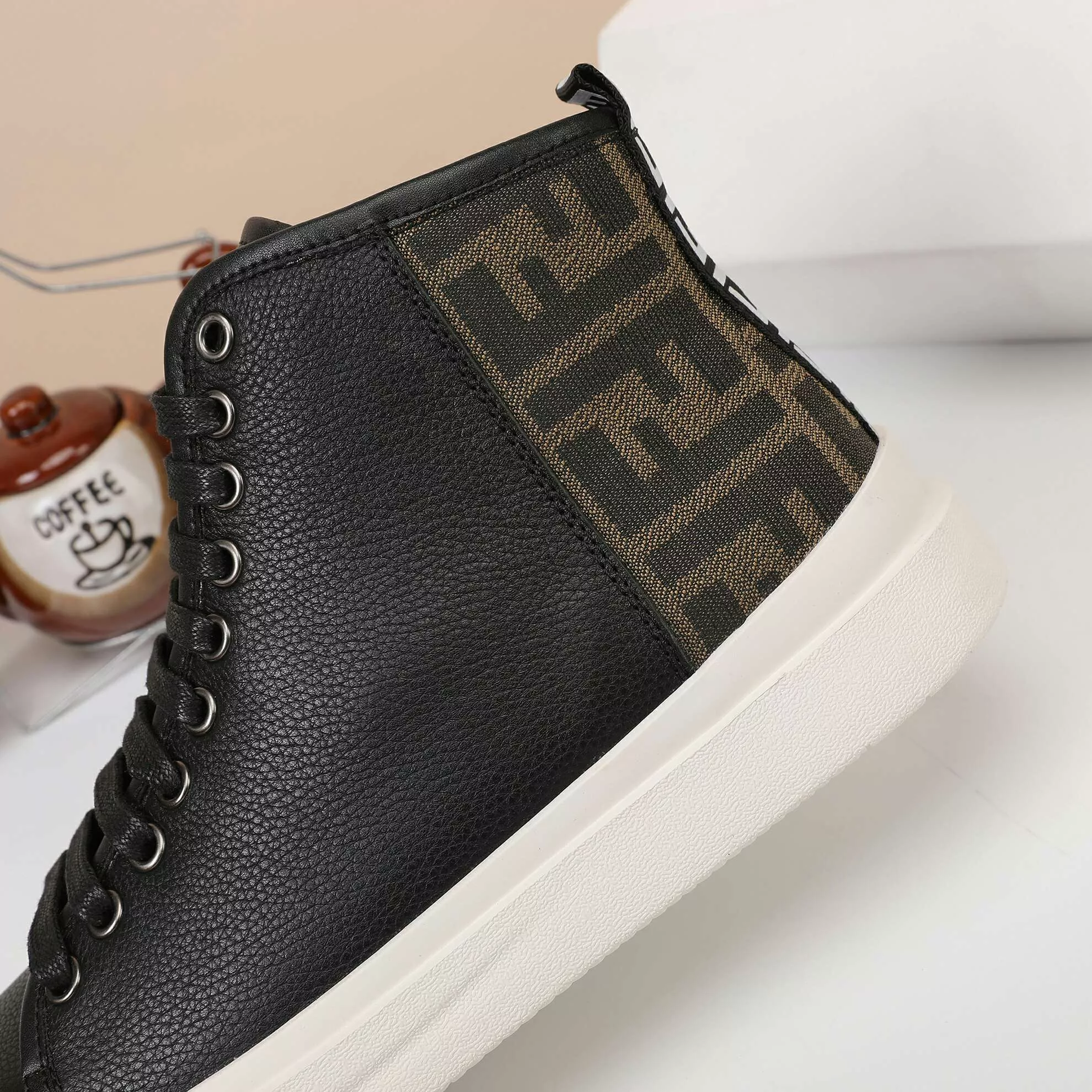 Fendi High Tops Casual Shoes For Men SportInspired 1236