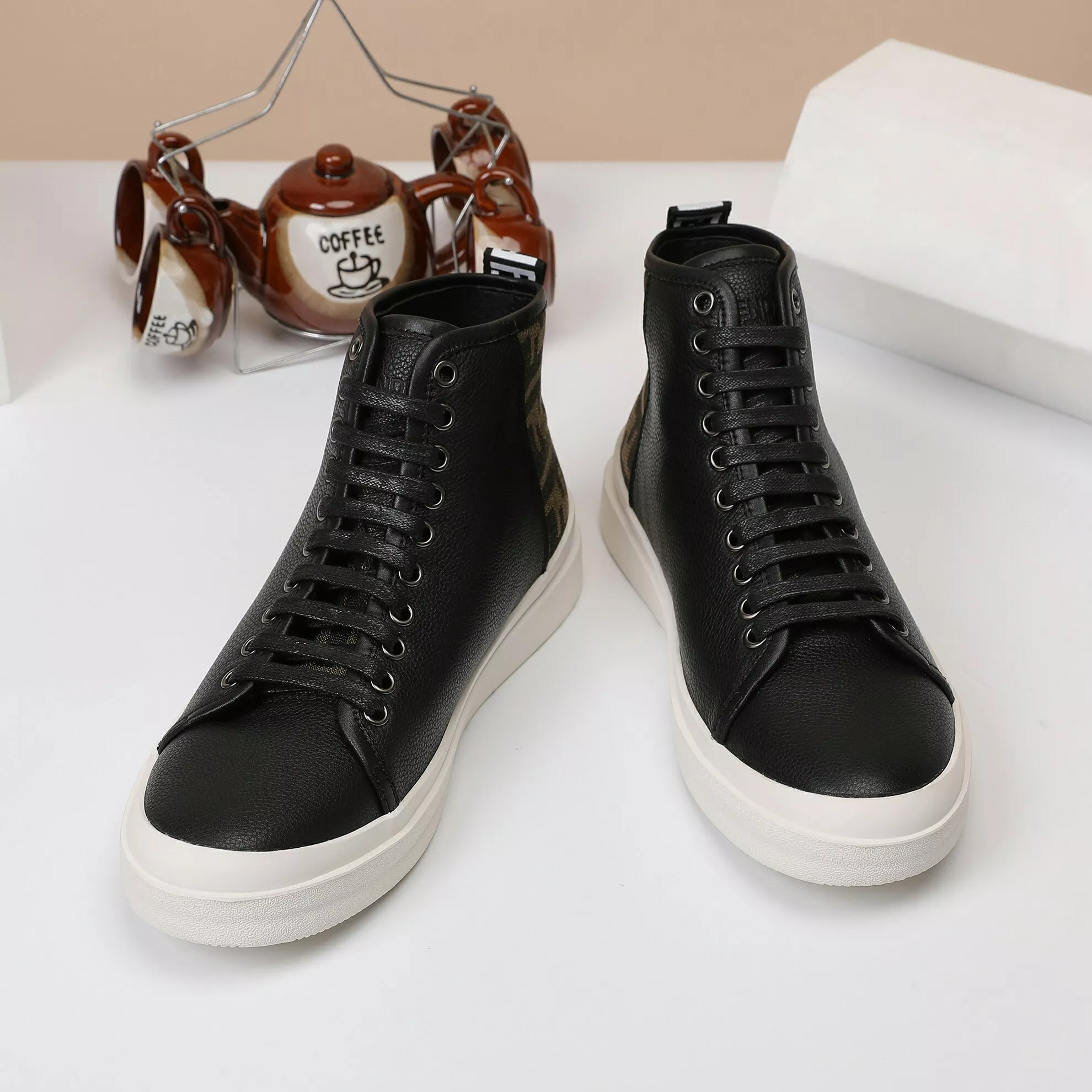 Fendi High Tops Casual Shoes For Men SportInspired 1236