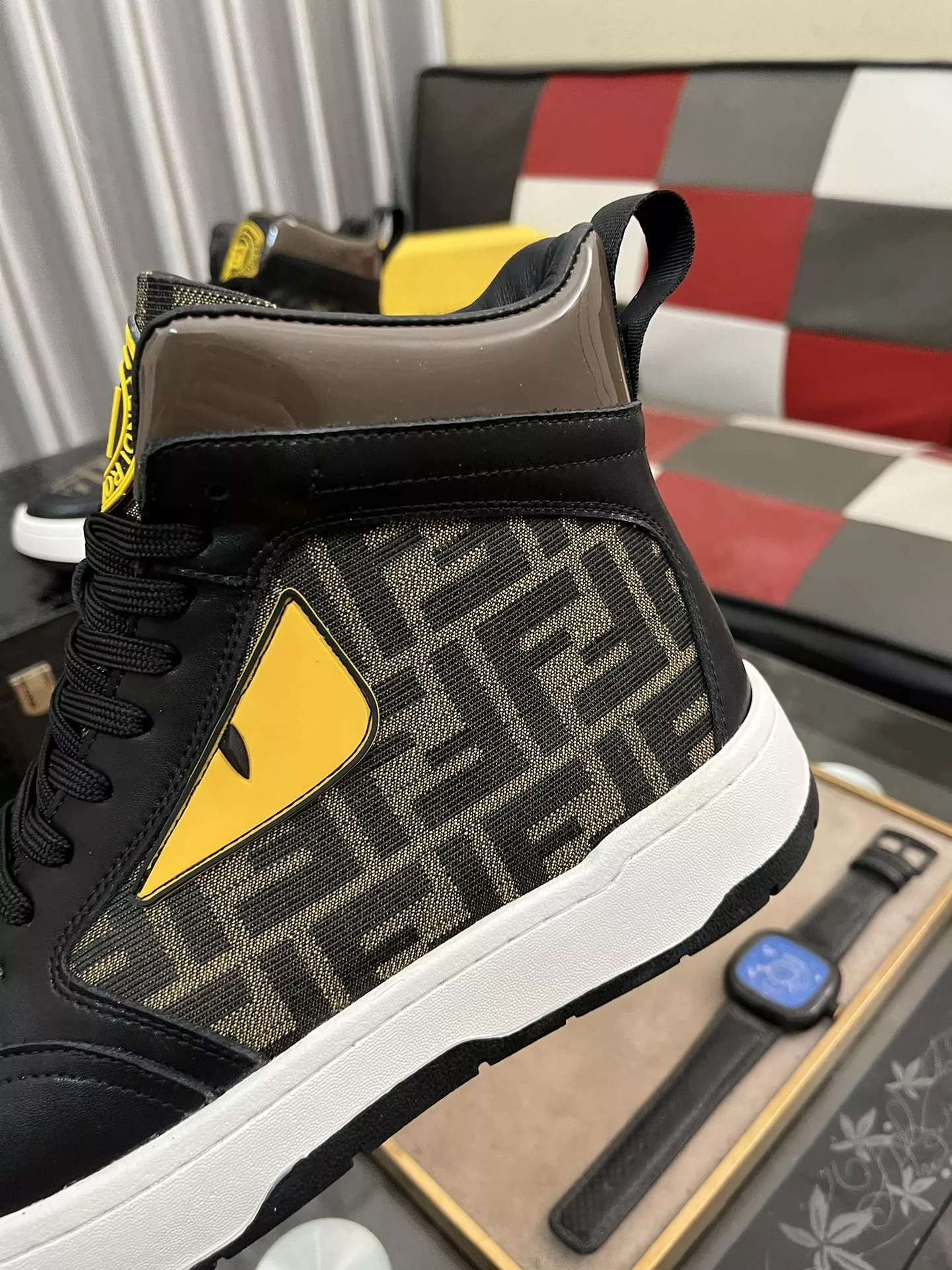 Fendi High Tops Casual Shoes For Men Trendsetting 1920