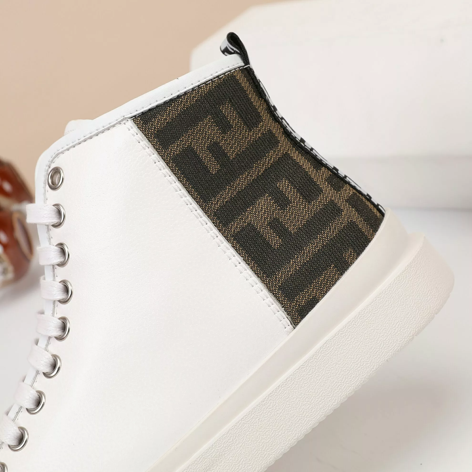Fendi High Tops Casual Shoes For Men Trendy 8387