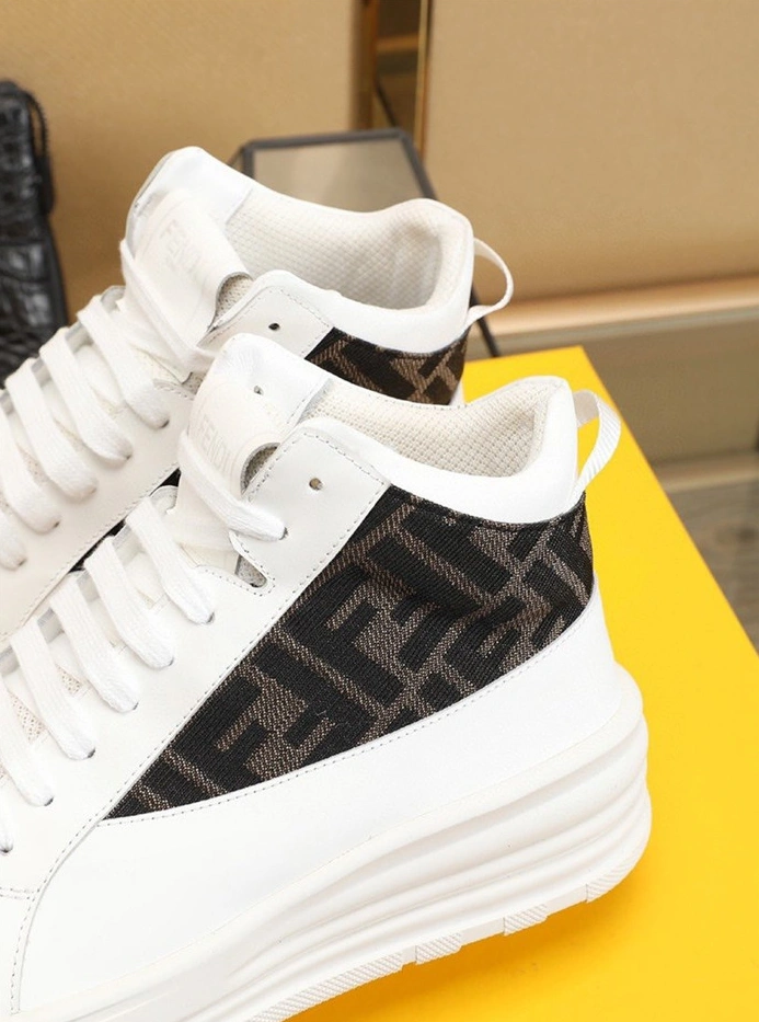 Fendi High Tops Casual Shoes For Men Versatile 6785
