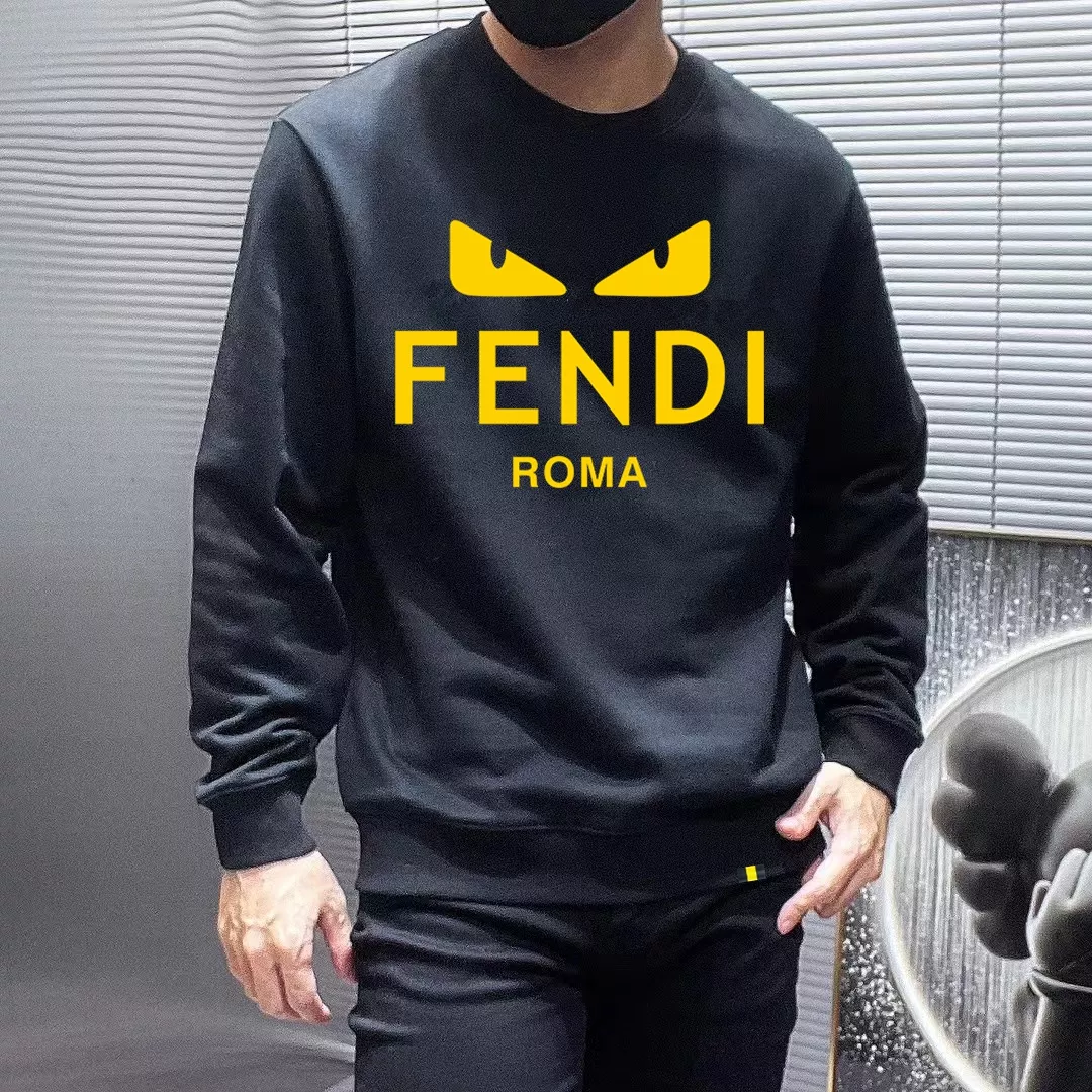 Fendi Hoodies Long Sleeved For Men Comfortable 9264
