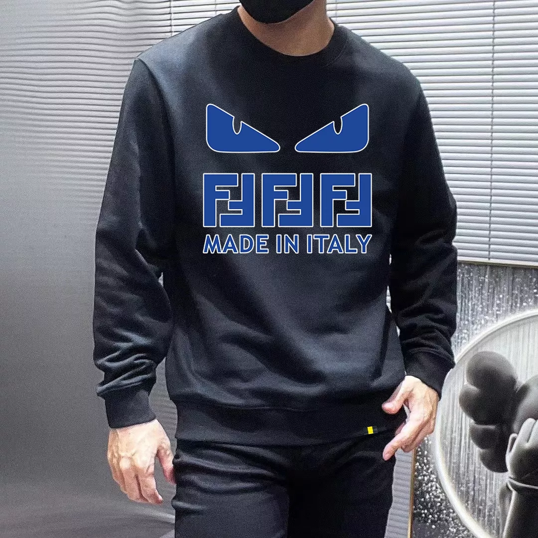 Fendi Hoodies Long Sleeved For Men Durable 2645