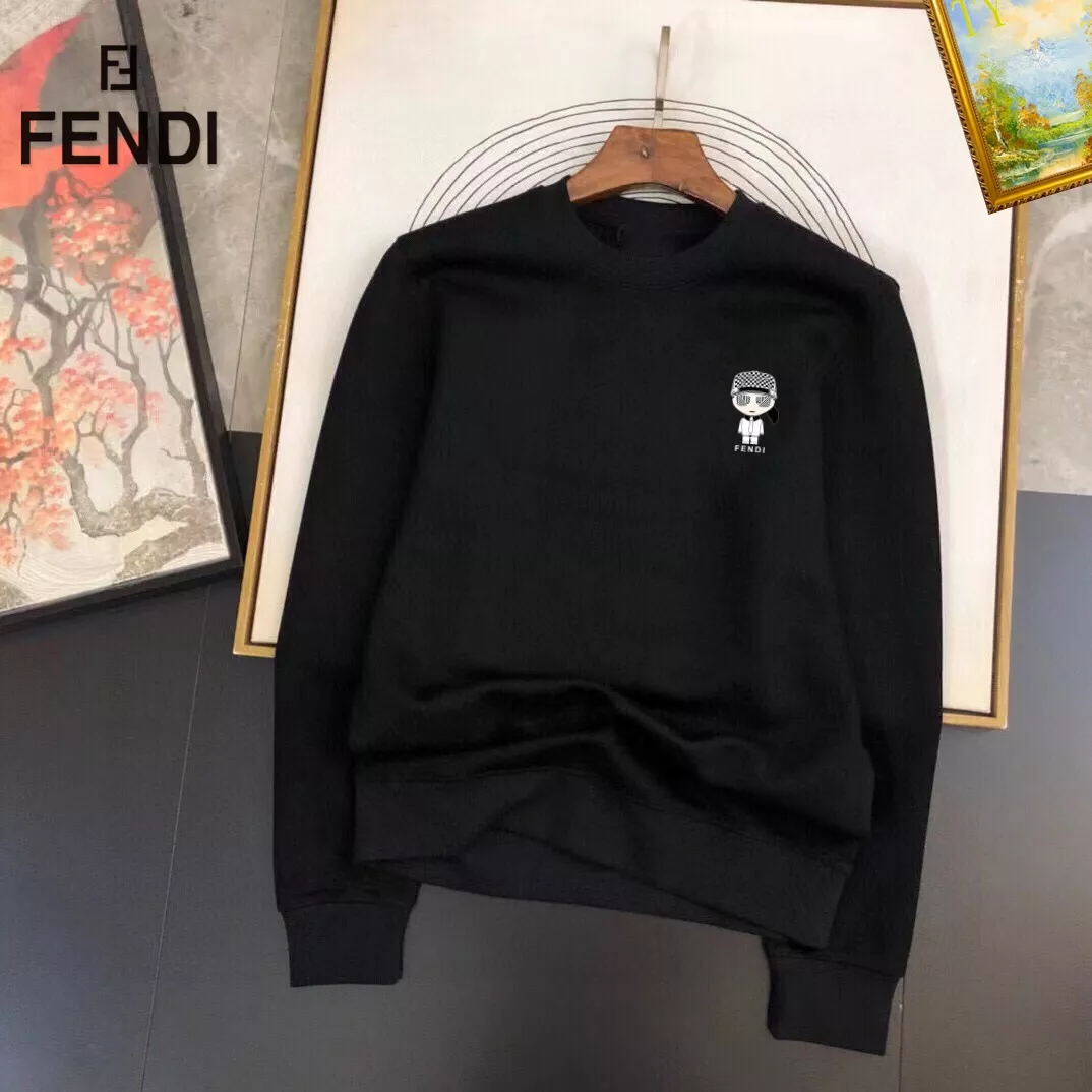 Fendi Hoodies Long Sleeved For Men Functional 4401
