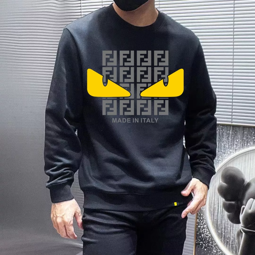 Fendi Hoodies Long Sleeved For Men Sleek 5344