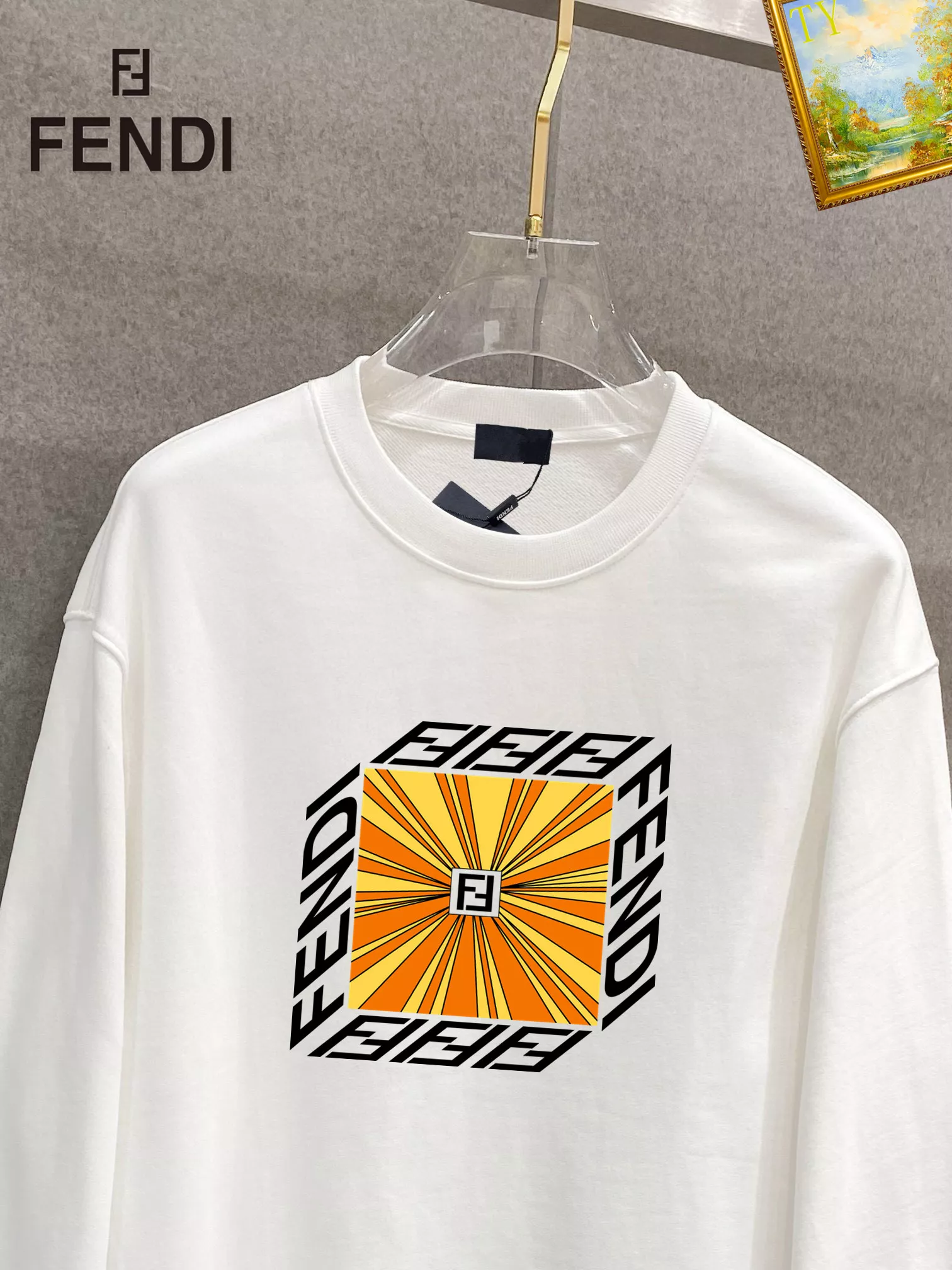 Fendi Hoodies Long Sleeved For Men Sophisticated 4000