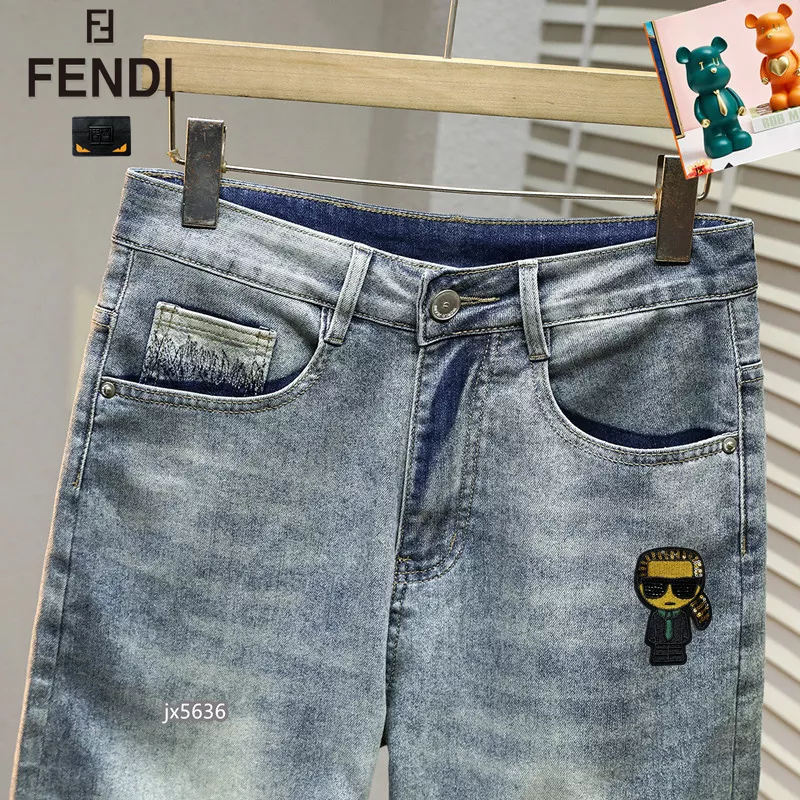 Fendi Jeans For Men Breathable 8151
