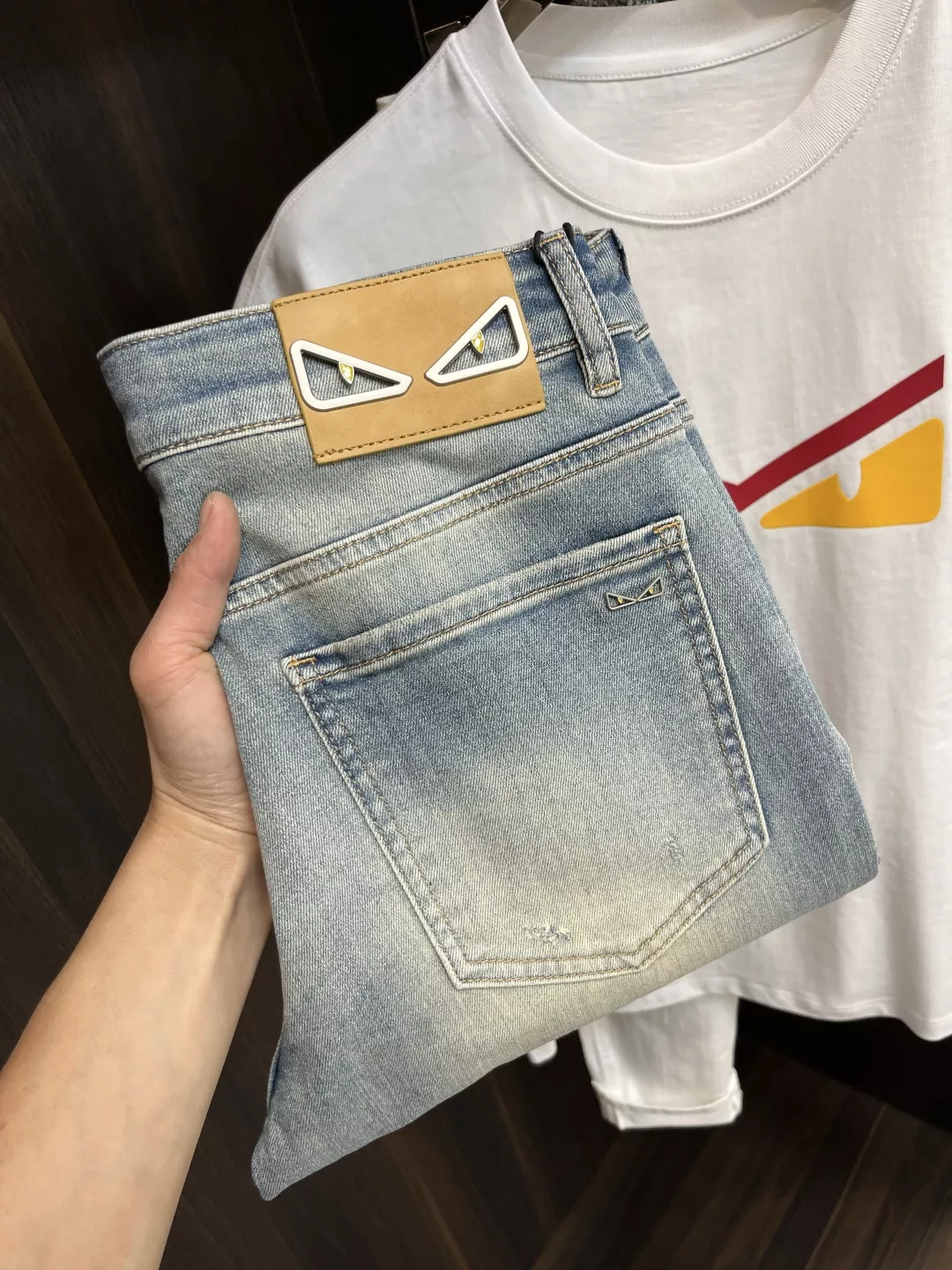 Fendi Jeans For Men Trendsetting 8563