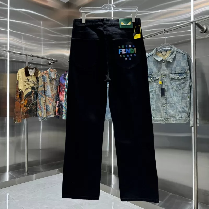 Fendi Jeans For Unisex Versatile 5566