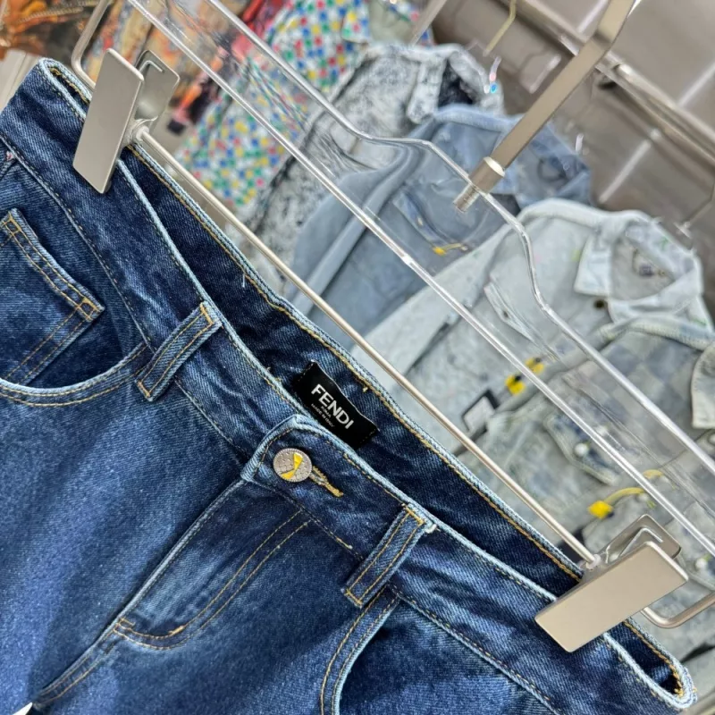 Fendi Jeans For Unisex Versatile 8941