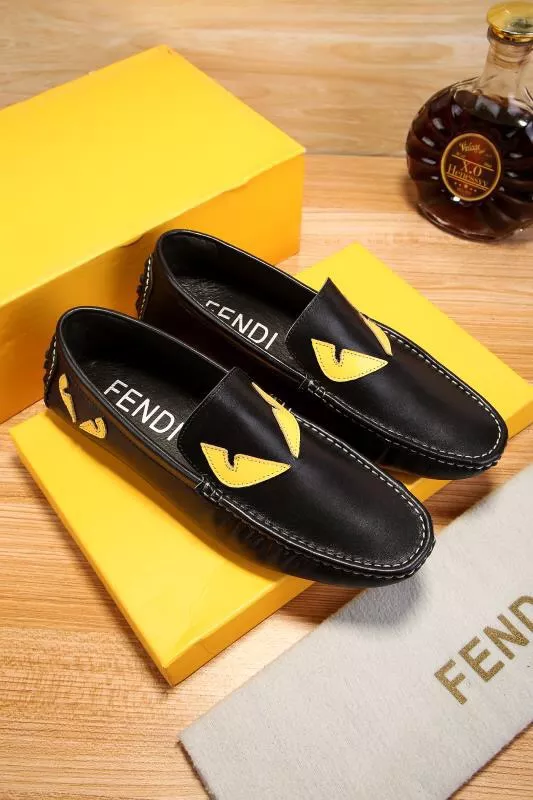 Fendi Leather Shoes For Men Refined 3477