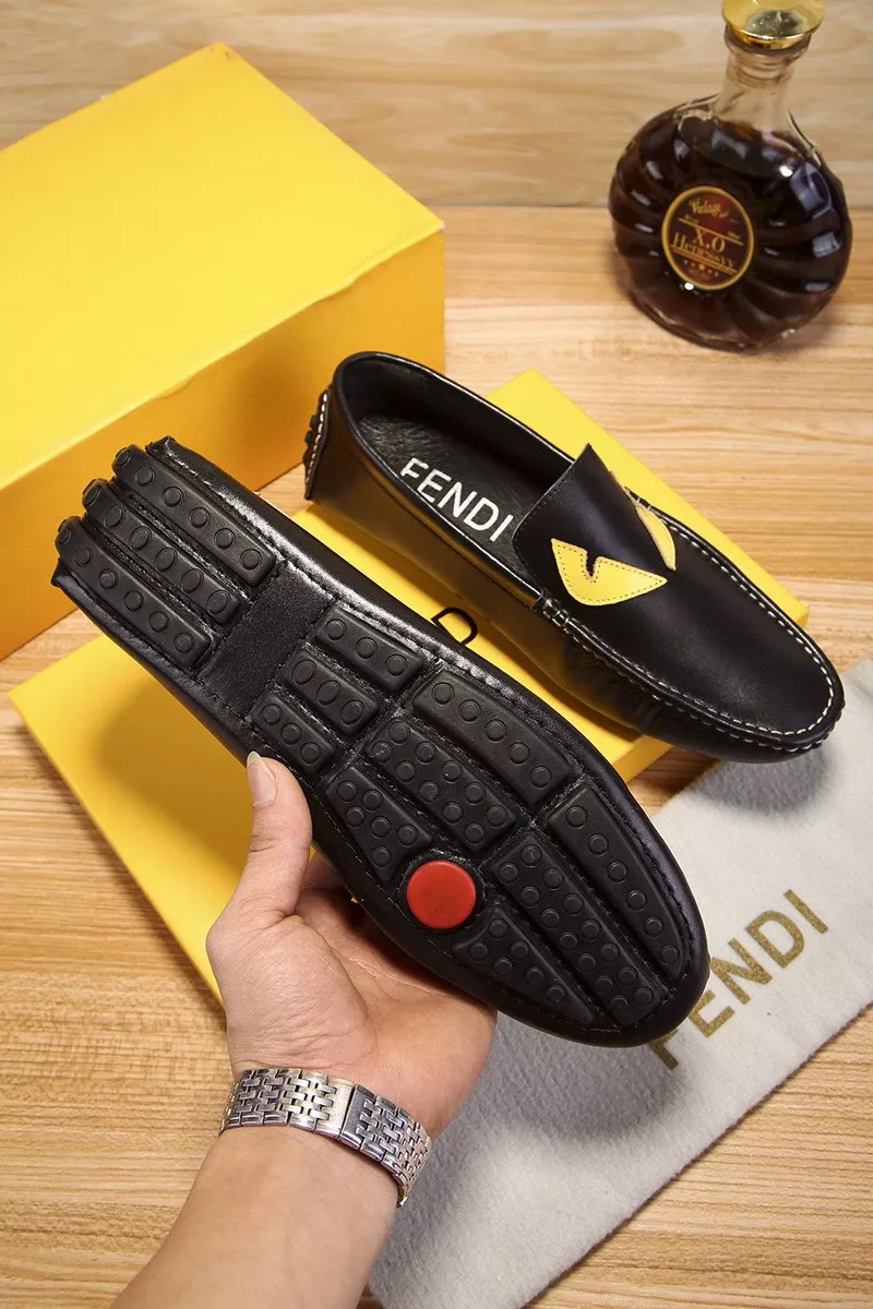 Fendi Leather Shoes For Men Refined 3477